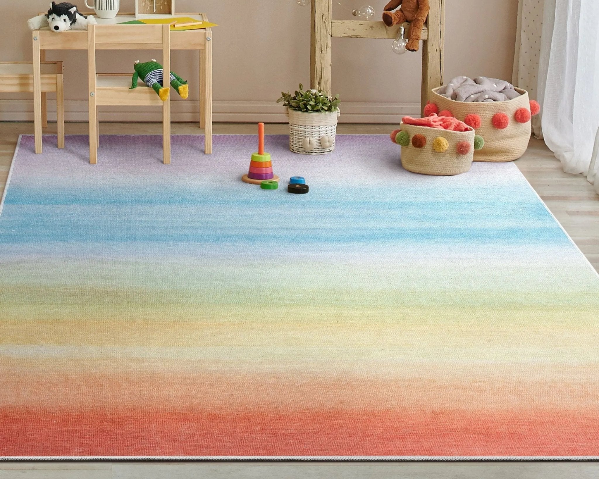 Sunrise Modern Multi Color Area Flat-Weave Rug、mySite、gigharbornorthrealestate