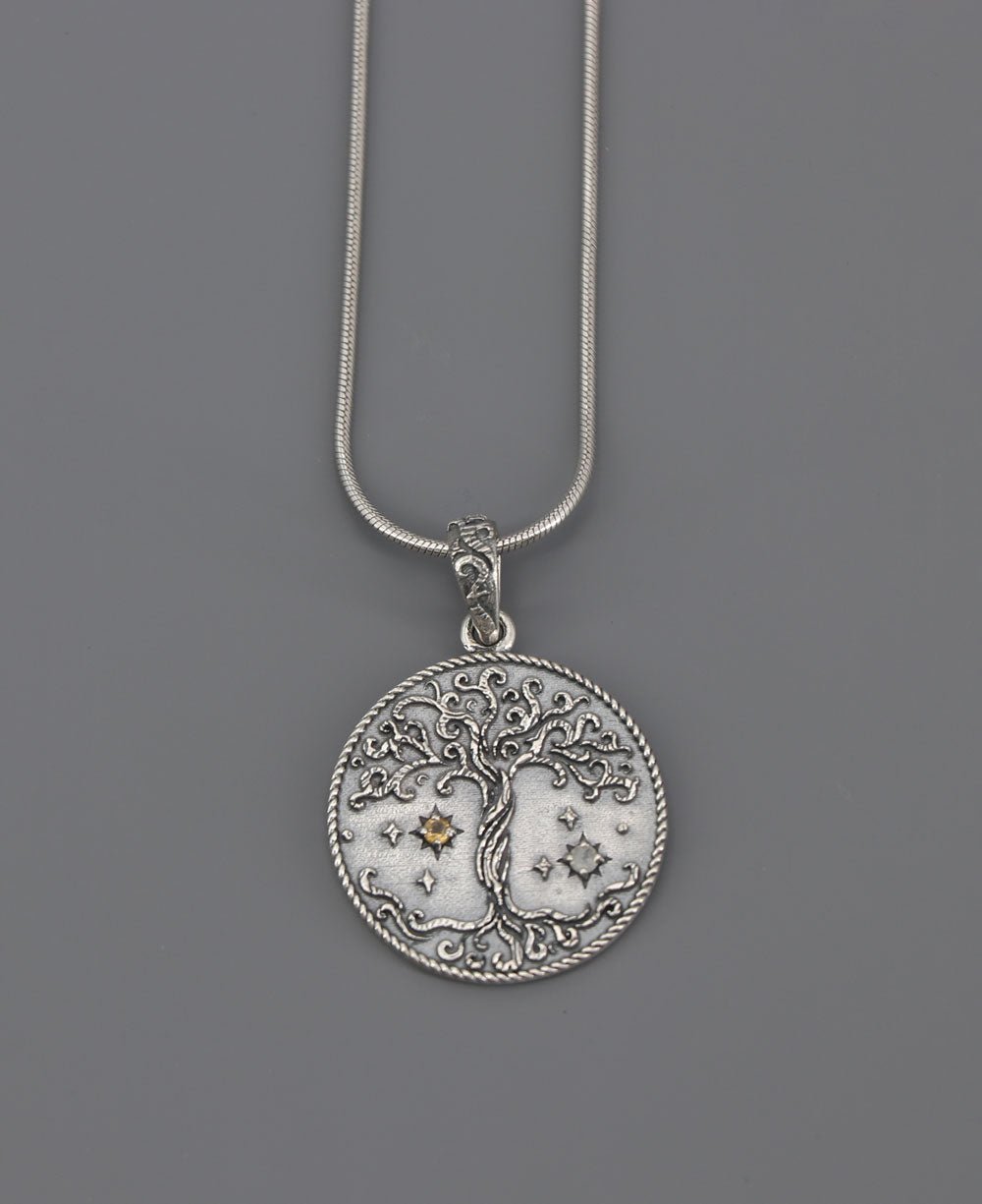 Celestial Tree of Life Sterling Silver Necklace、mySite、topwebapps
