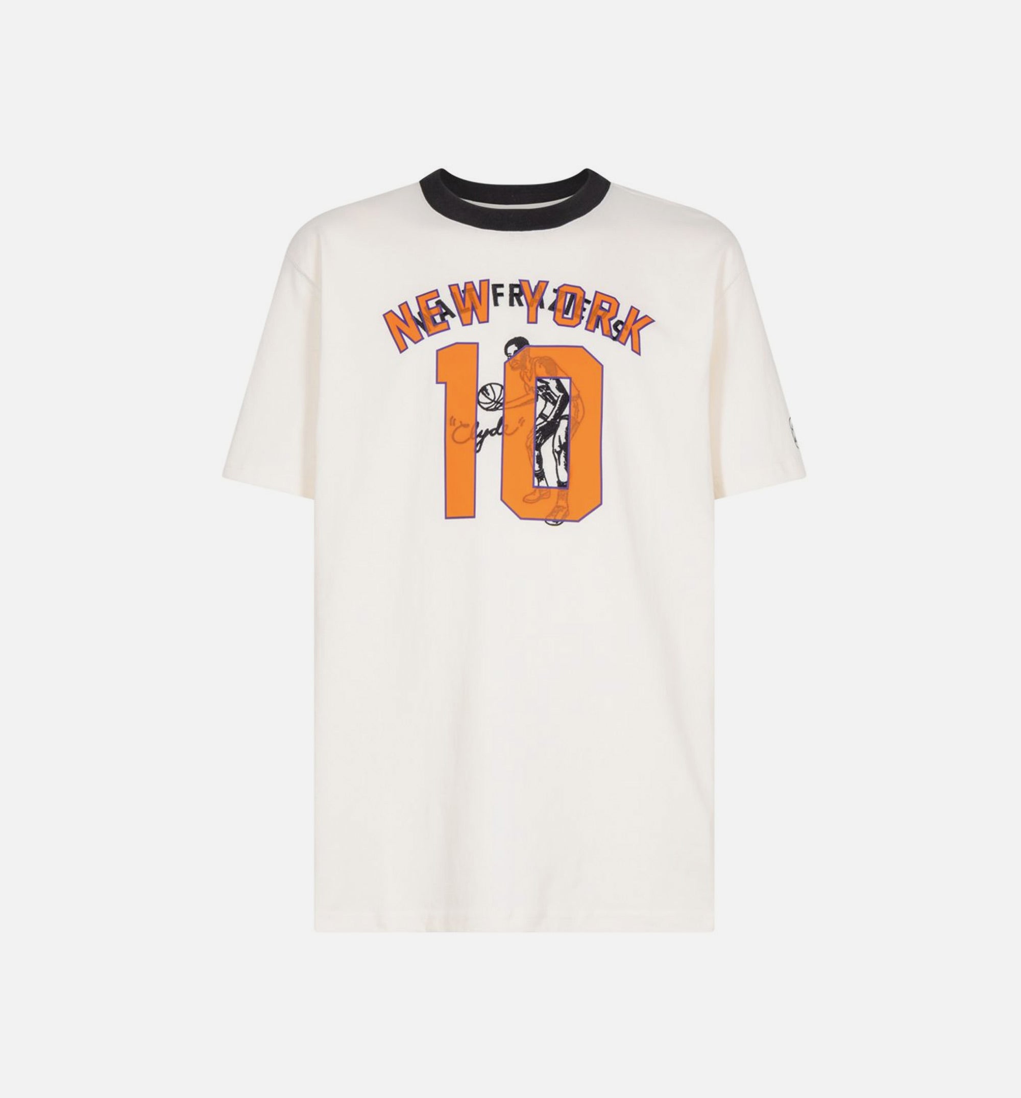 Rhuigi Graphic Mens Short Sleeve Shirt - White/Orange、mySite、dreamappss