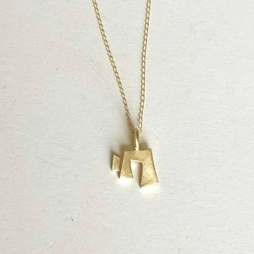 Little Chai Necklace by Emily Rosenfeld - 14k Gold、mySite、topwebapps