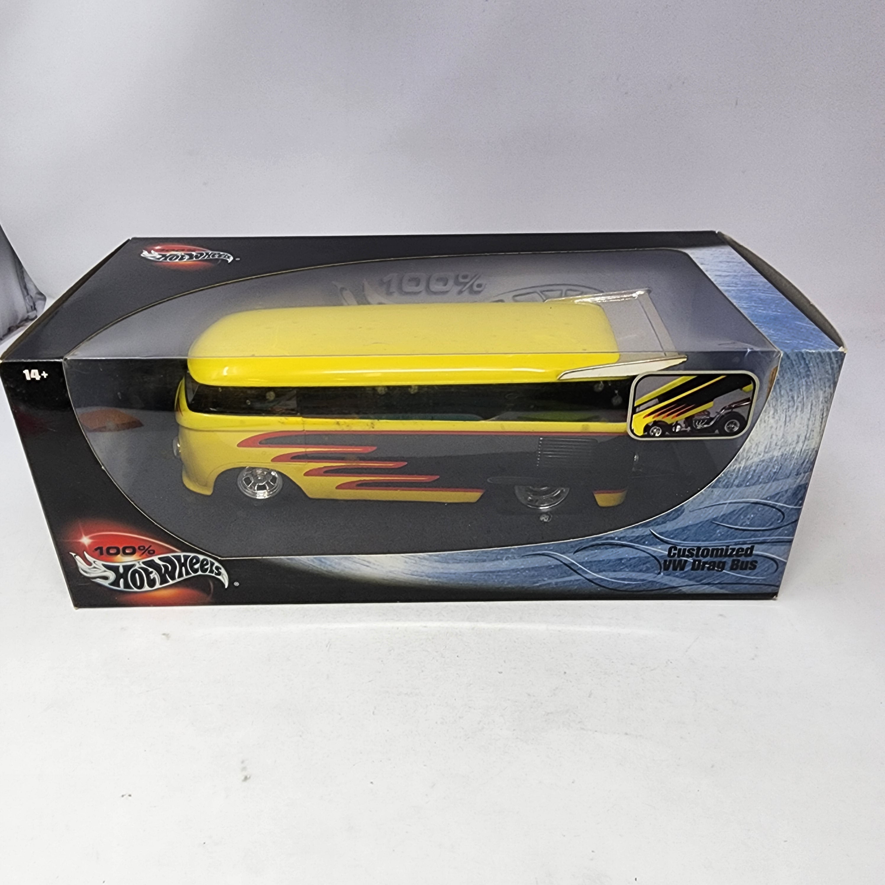 Customized VW Drag Bus * YELLOW * 100% Hot Wheels 1/18 Scale、mySite、hgirdovlk