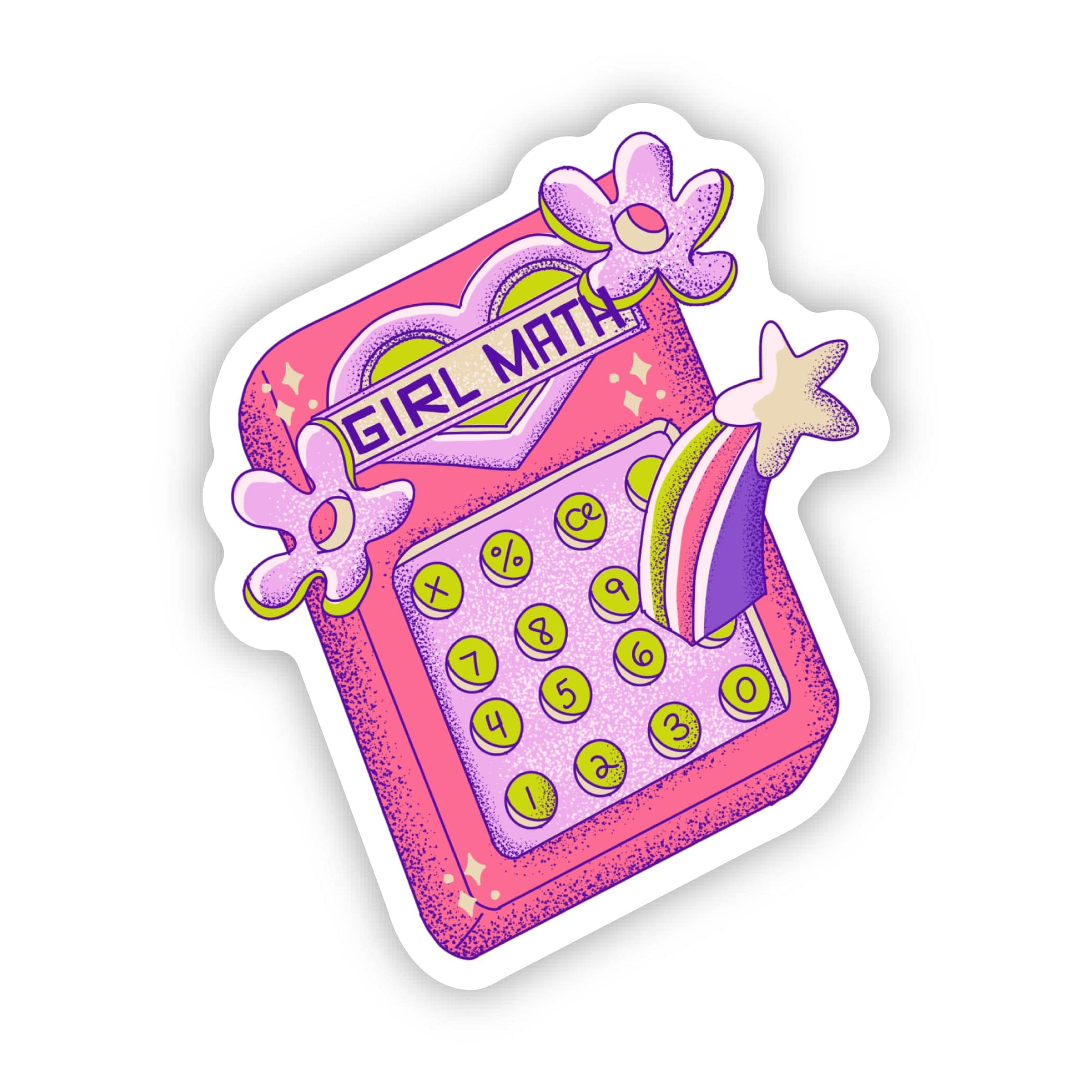  Girl Math Calculator Sticker、mySite、elrpsem3k