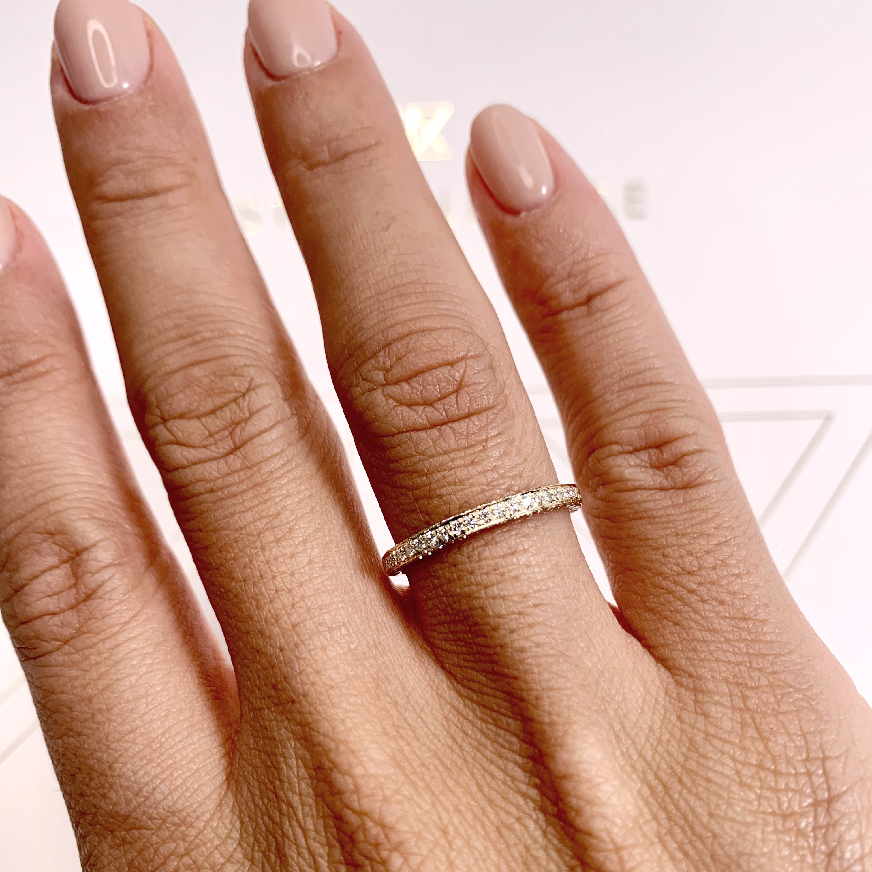 Anastasia Lab Grown Diamond Wedding Ring (0.75 Carat) -18K Yellow Gold、mySite、hinf8tx79