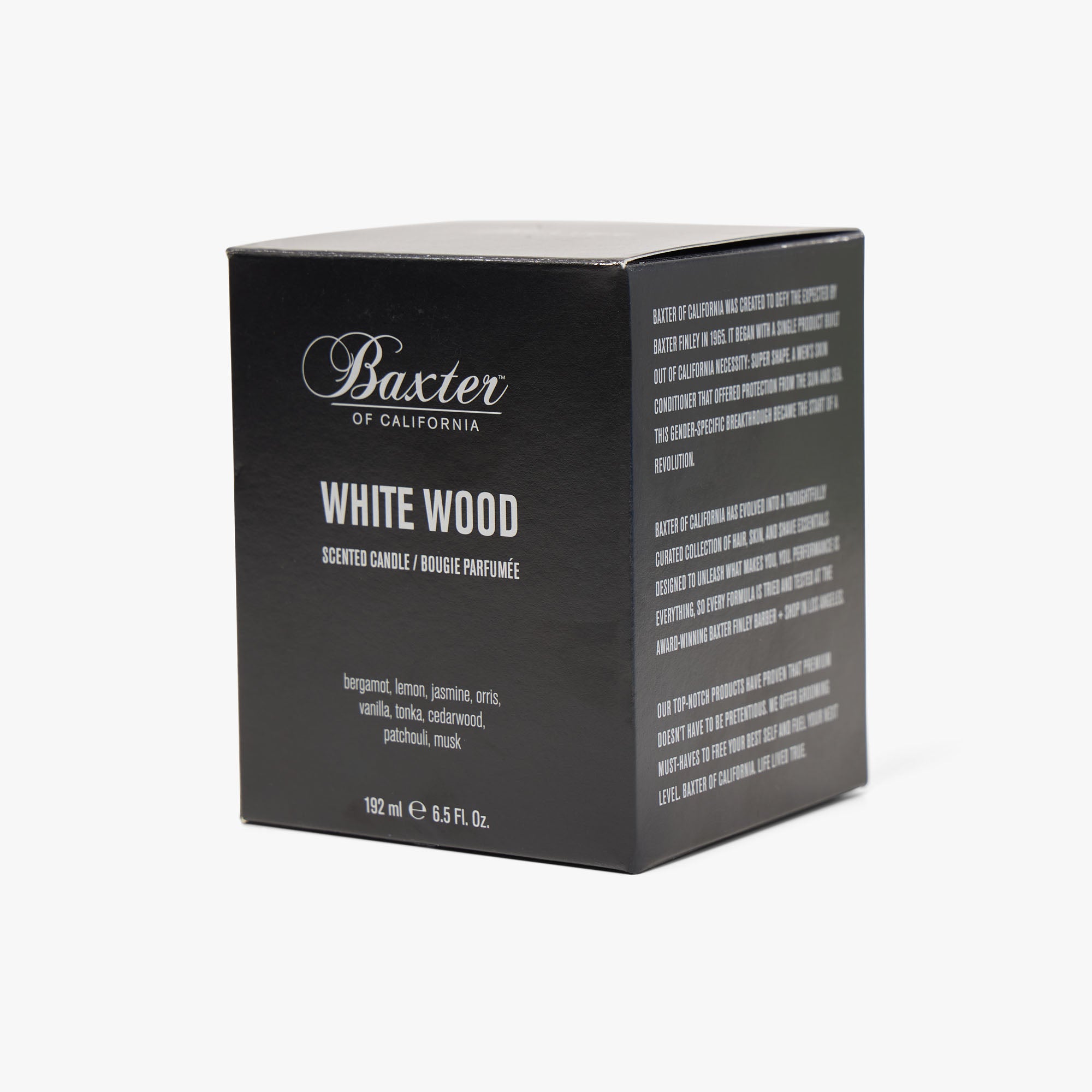  Baxter of California White Wood Candle、mySite、merchandisen