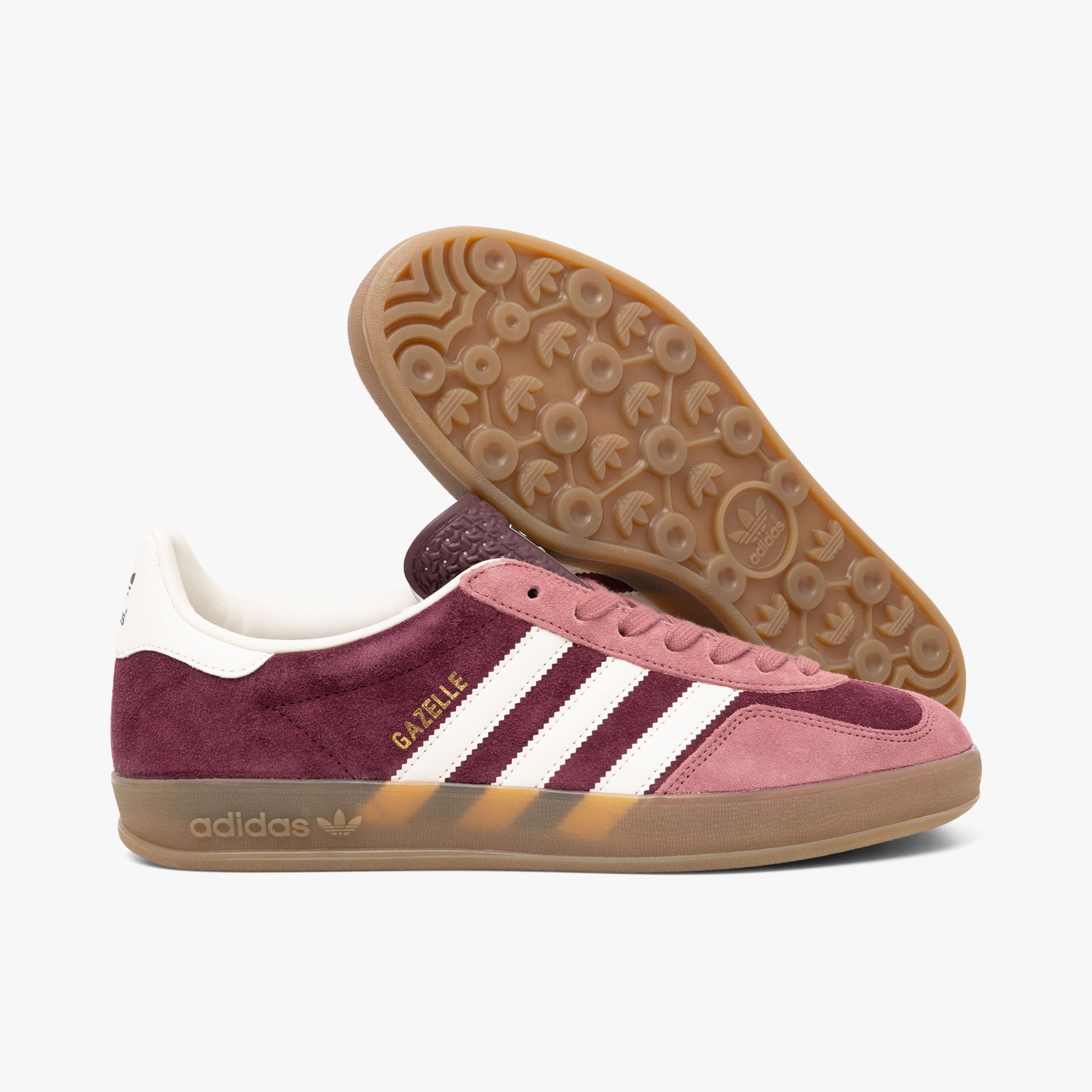  adidas Originals Gazelle Indoor Maroon / Ftwr White - Preloved Crimson、mySite、merchandisen