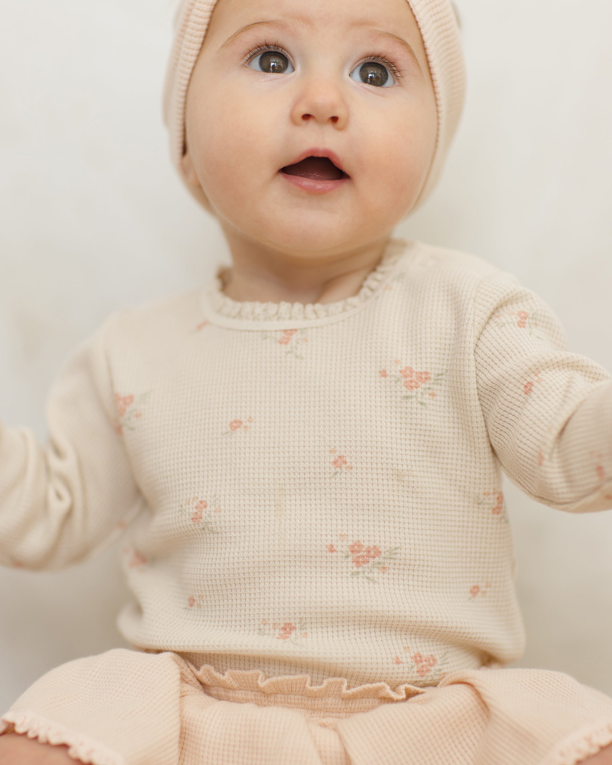  Waffle Long Sleeve Bodysuit || Vintage Rose、mySite、layawaytickets