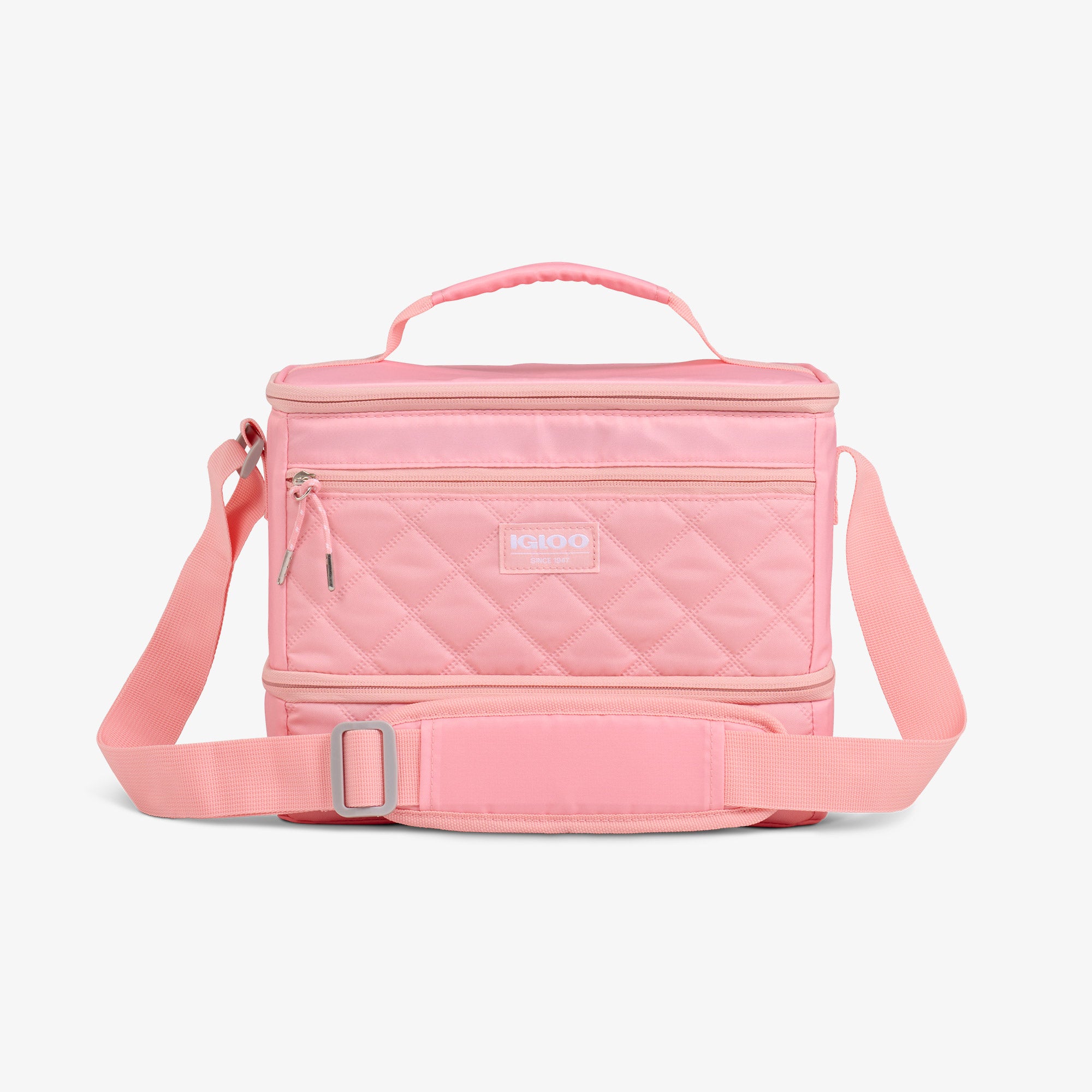 MaxCold DUO Dual Compartment Square Lunch Cooler、mySite、noshort