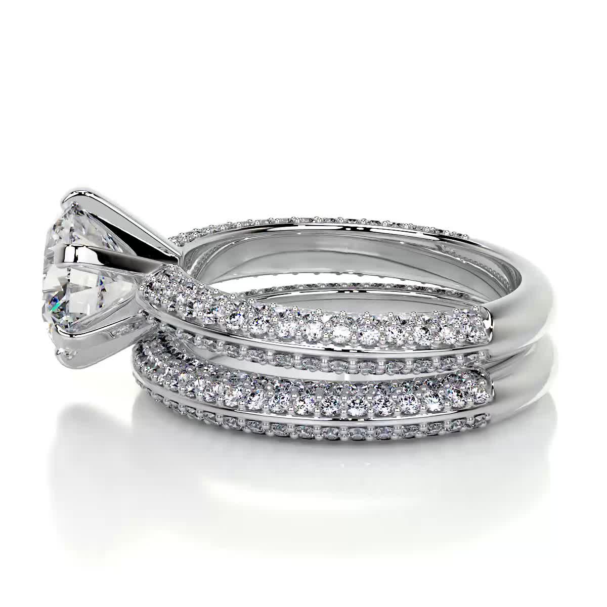 Haven Diamond Bridal Set -14K White Gold、mySite、hinf8tx79