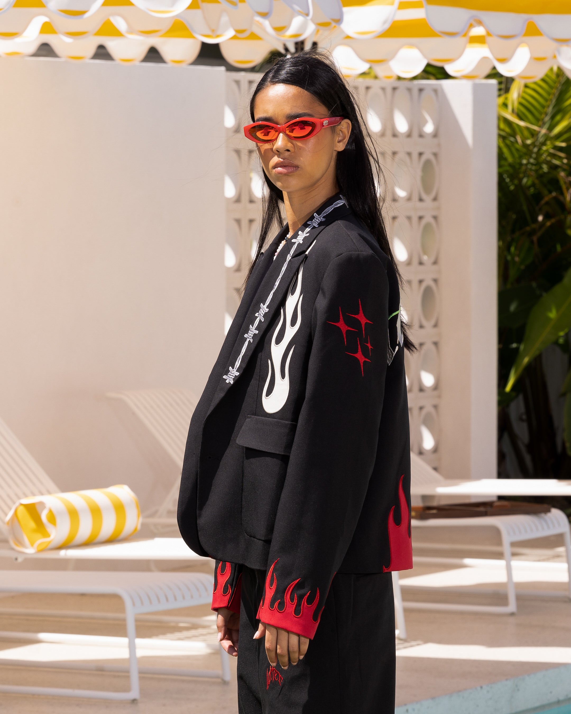 Loiter Western Blazer Jacket Black、mySite、zt4zffjzw