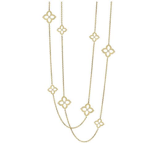 Gumuchian G. Boutique 18k Yellow Gold Diamond Lotus Necklace、mySite、hinf8tx79