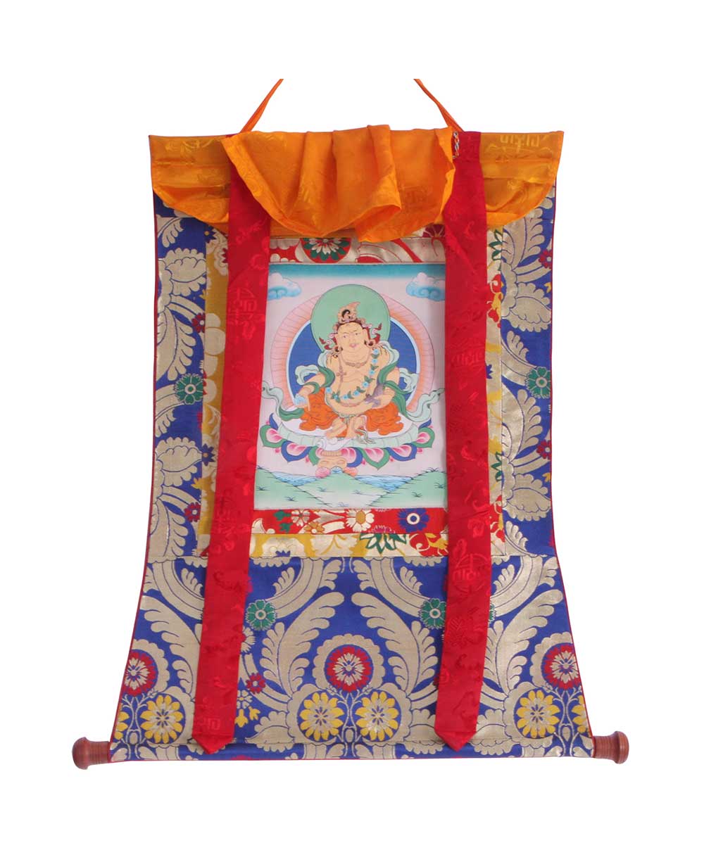 Vaisravana Tibetan Thangka, Made in Nepal、mySite、topwebapps
