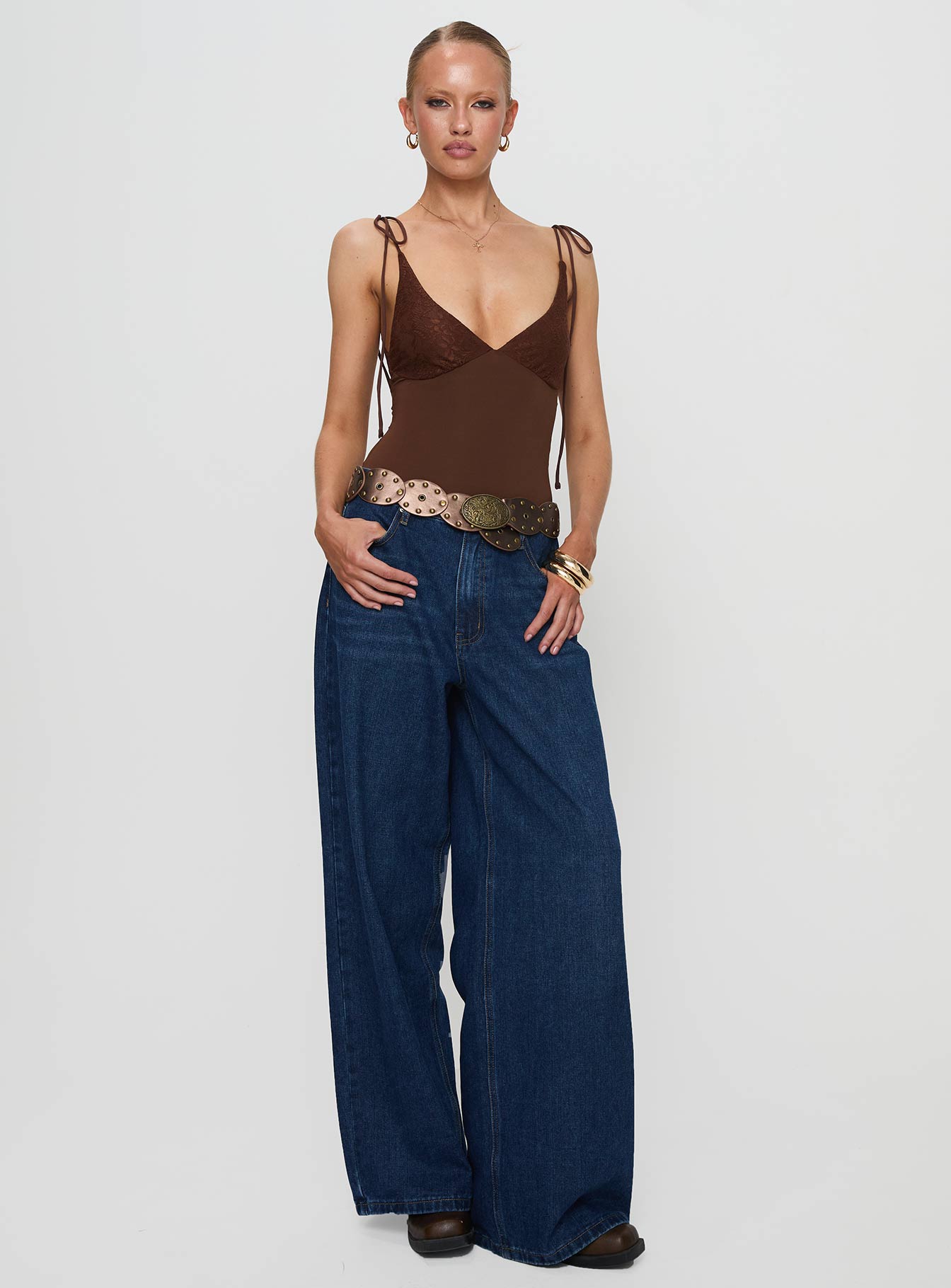 Prichard Bodysuit Brown、mySite、solidvoid