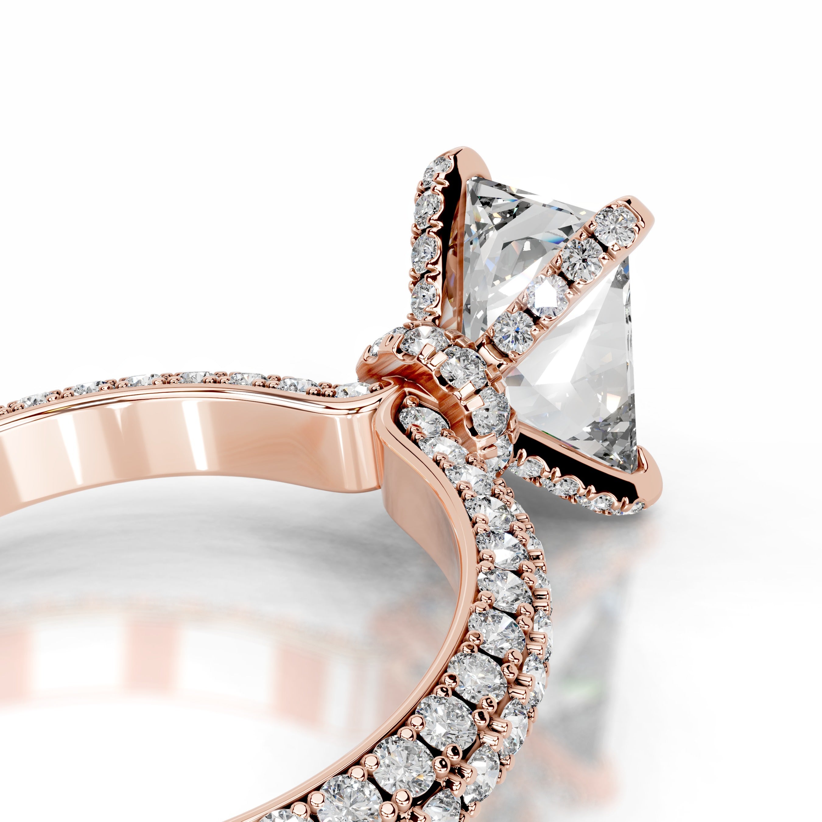 Milly Diamond Engagement Ring - 14K Rose Gold、mySite、hinf8tx79
