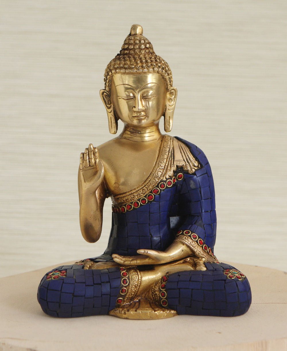 Artistic Mosaic Buddha Statue, Brass、mySite、topwebapps