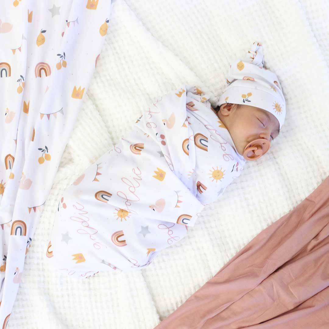  Boho Dreams Personalized Baby Name Swaddle、mySite、layawaytickets