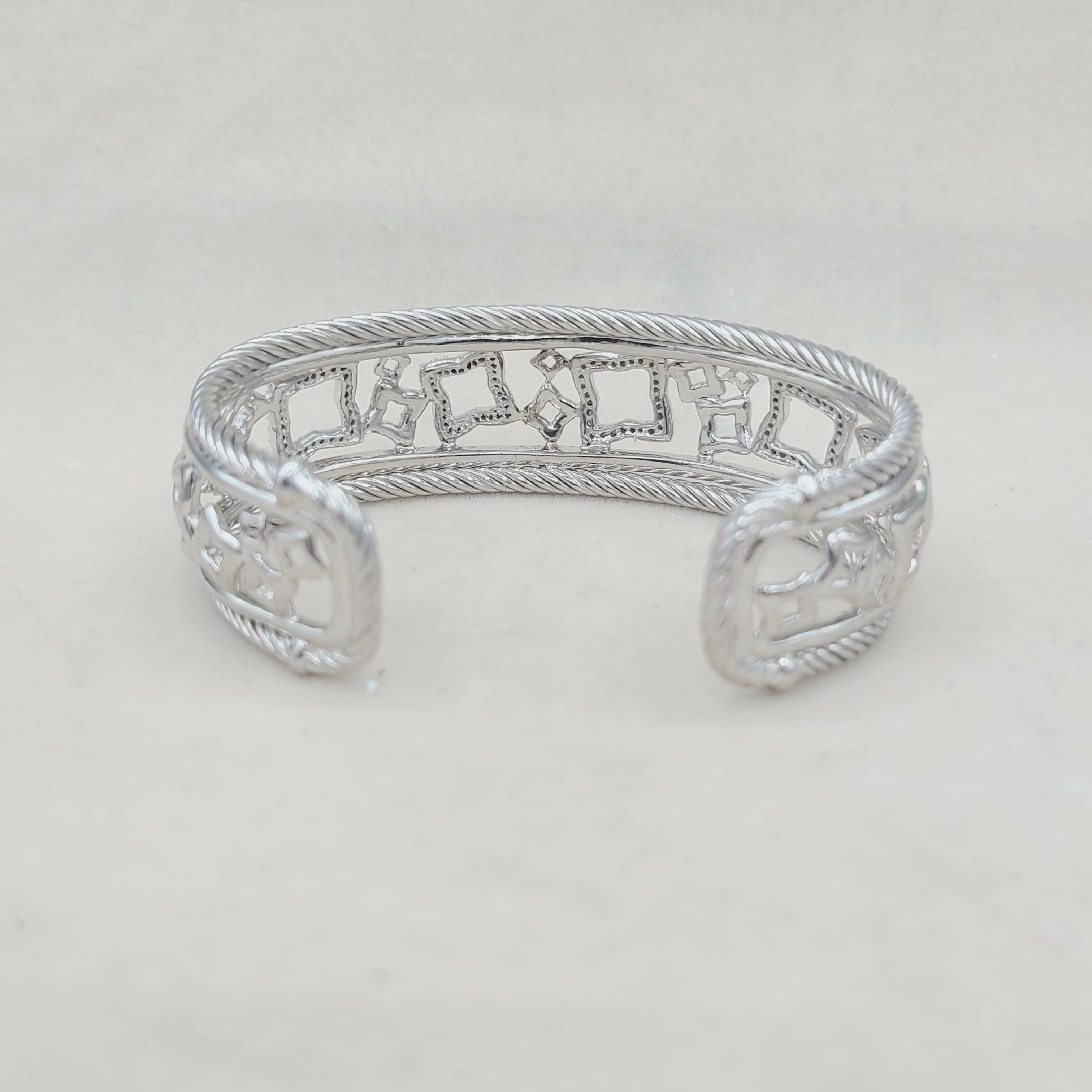 David Yurman Quatrefoil Tapestry Bracelet with Pav茅 Diamonds、mySite、hinf8tx79