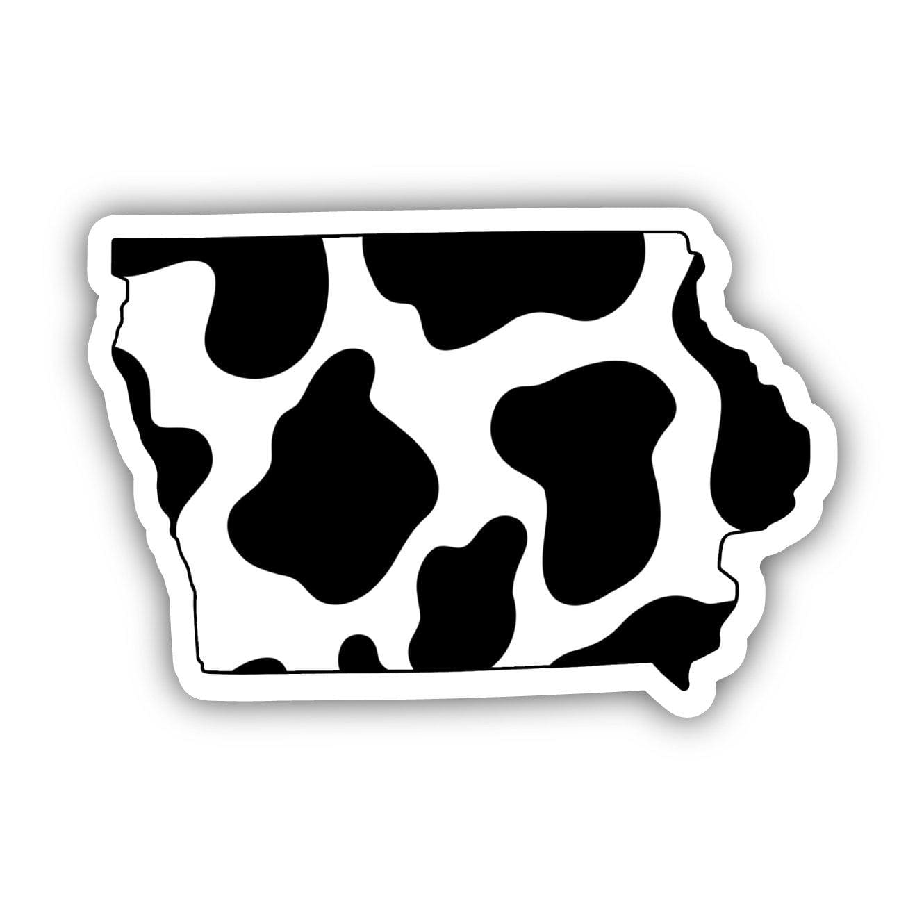  Iowa Cow Pattern Sticker、mySite、elrpsem3k