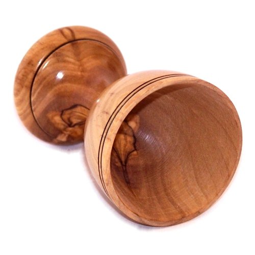  Olive wood Handcrafted Egg cup - 7.5x5cm or 3x2 inches、mySite、elrpsem3k
