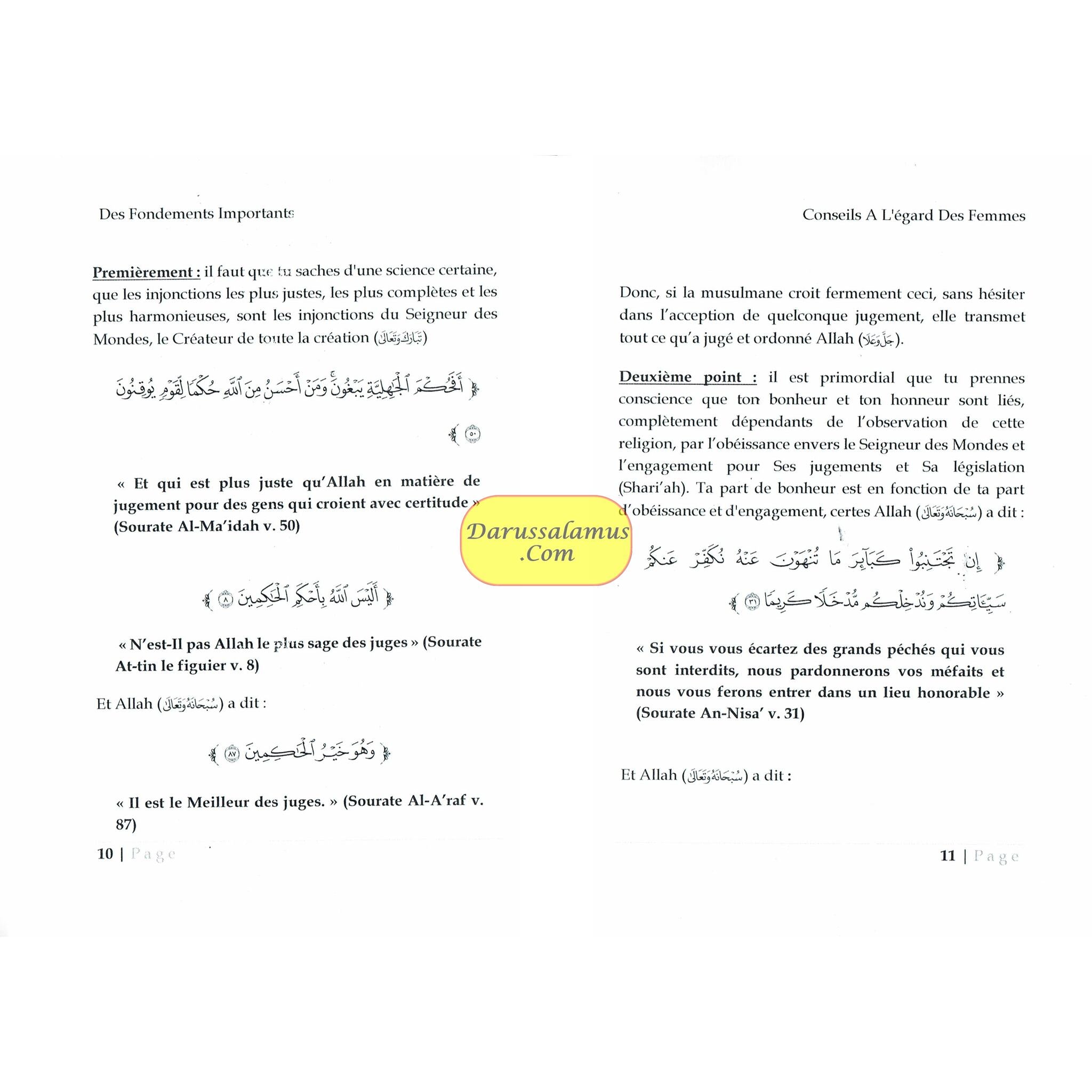 Conseils À L Égard Des Femmes (French), Advice on women By Cheikh Abd Razzaq Ibn Abd Al Muhsin Al Badr、mySite、topwebapps