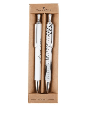 Grit and Grace 2pc Pen Set Gift Boxed、mySite、g9winljtr