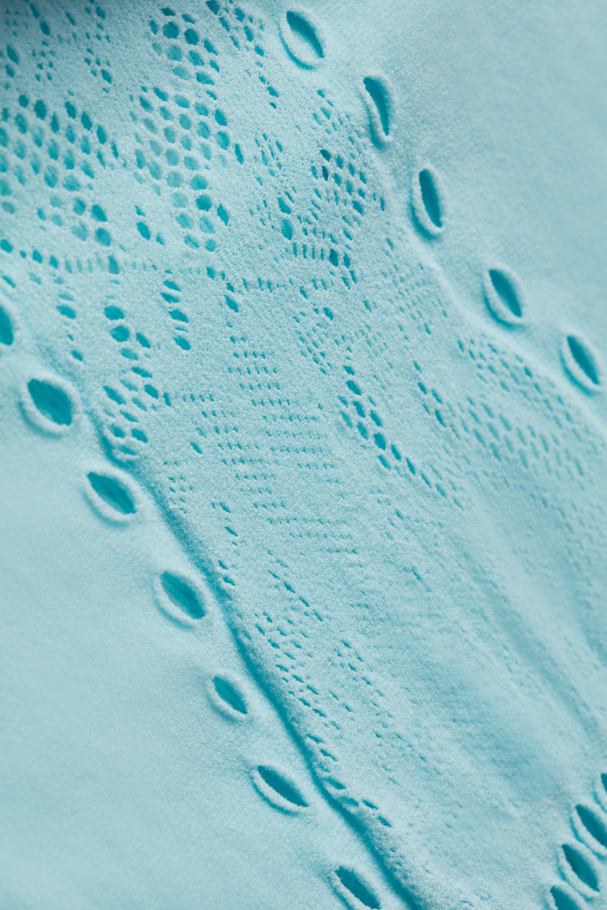 Lace-Up Halterneck Bodysuit in Ice Blue、mySite、solidvoid