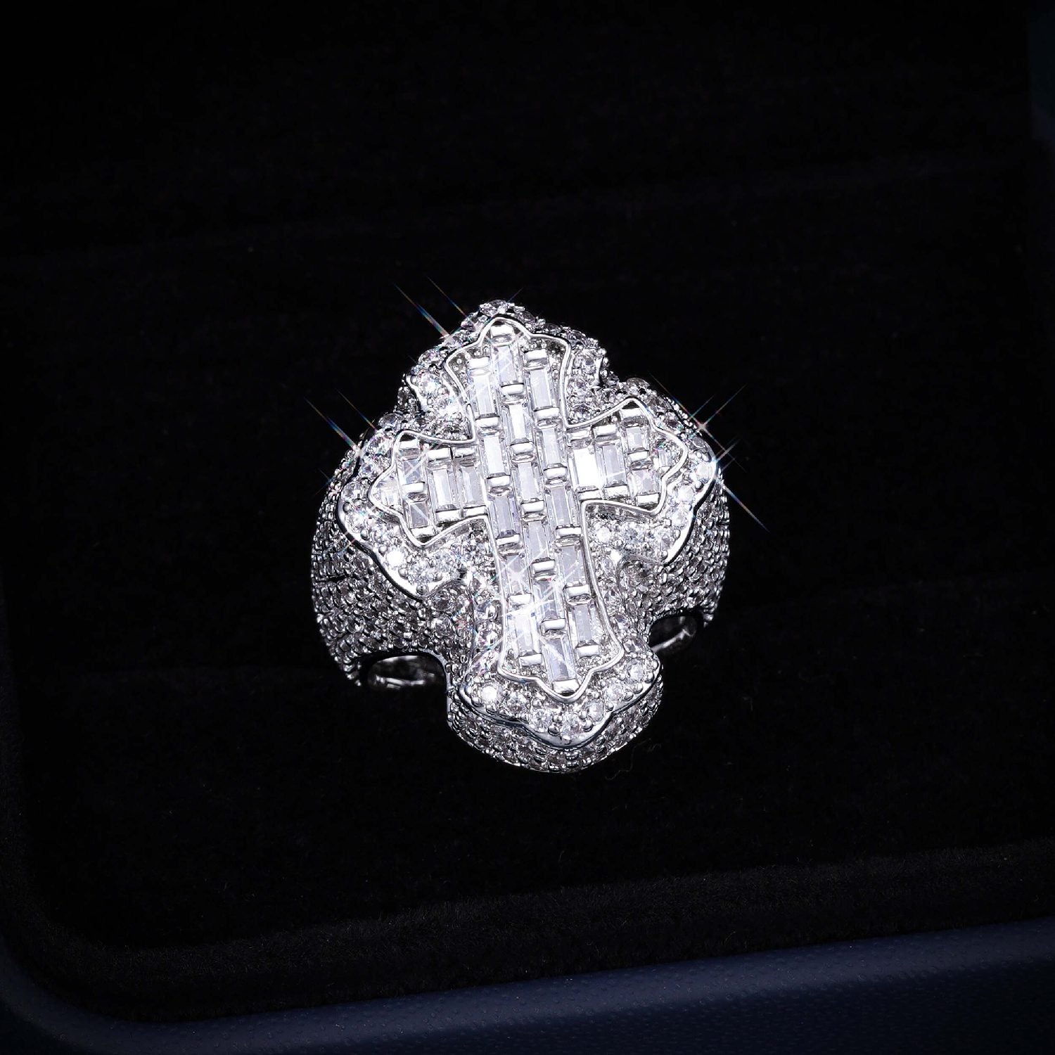 VVS Fleur Cross Ring 14K Gold、mySite、hinf8tx79