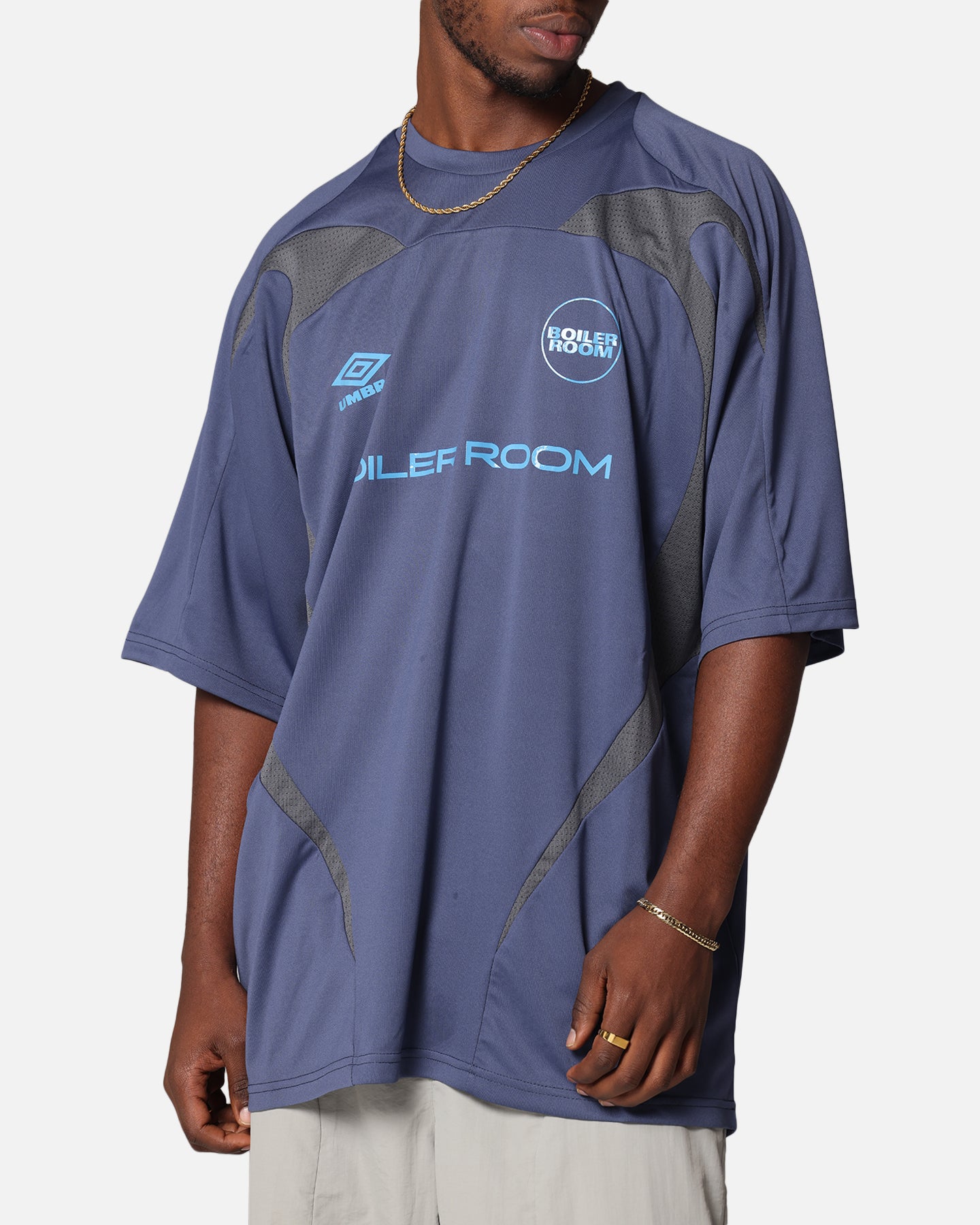 Boiler Room X Umbro Football Jersey T-Shirt Blue、mySite、zt4zffjzw