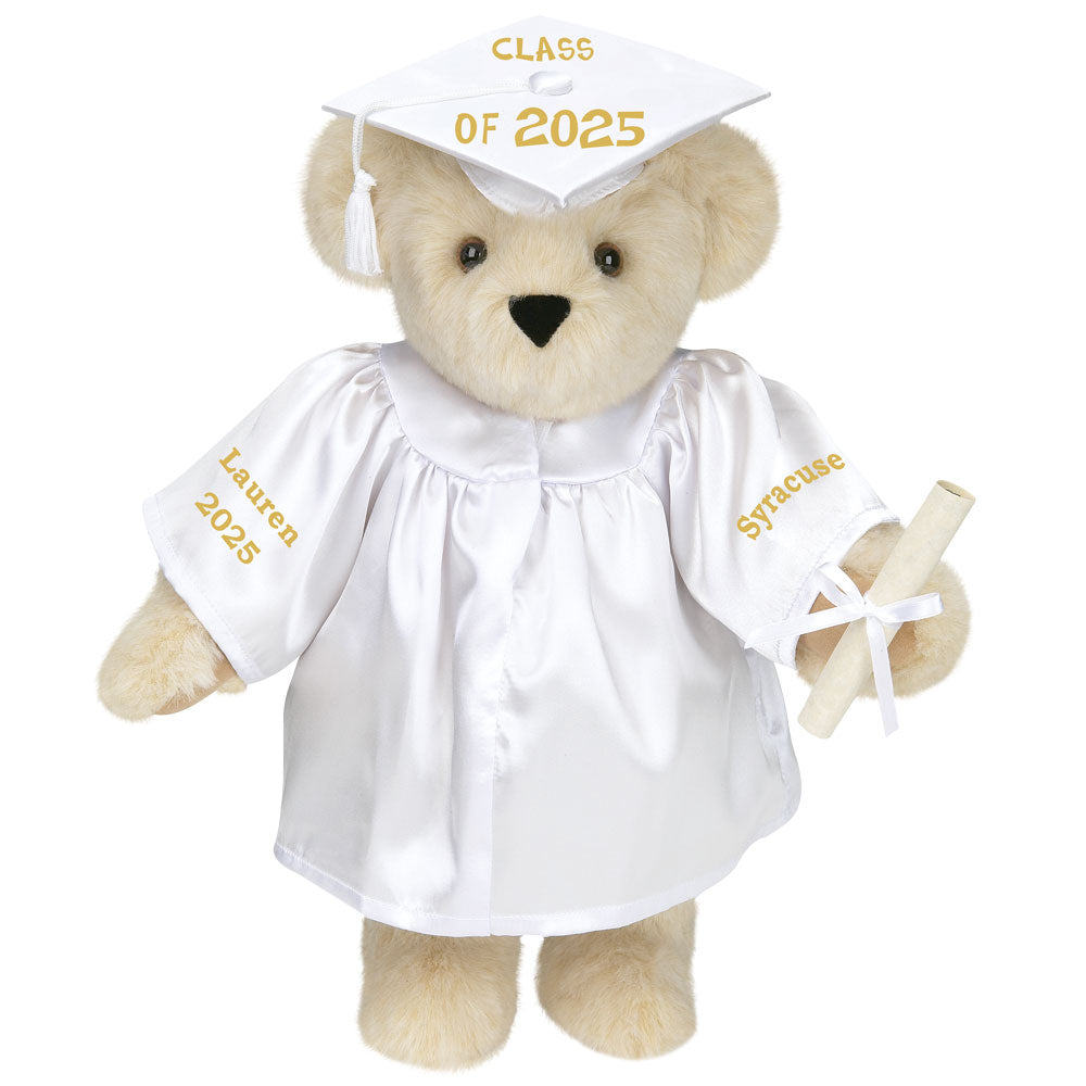 15 In. Class of 2025 Graduation Bear in White Gown、mySite、pszhyizbm