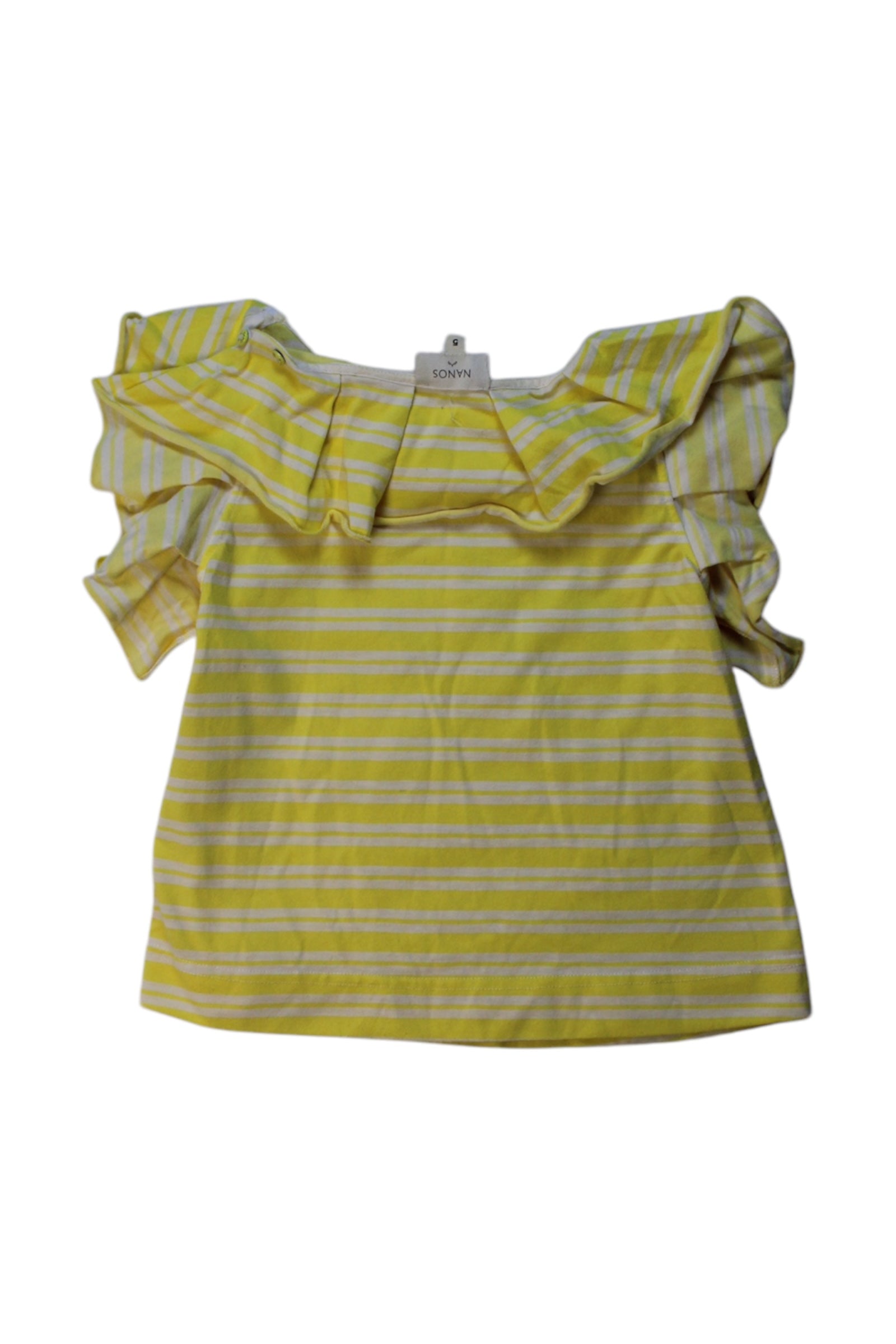Nanos Ruffled Striped Top 5T、mySite、g9winljtr