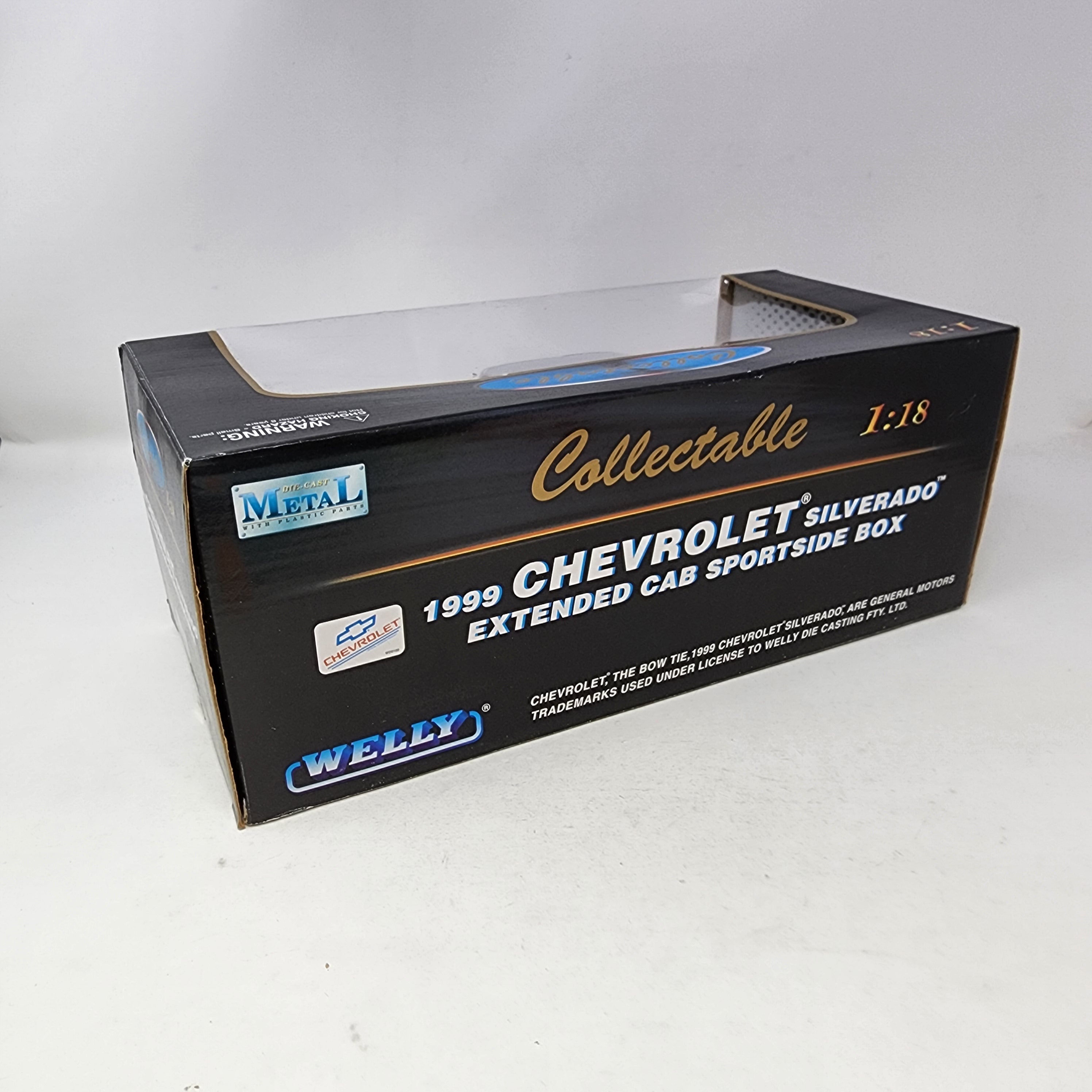 1999 Chevrolet Silverado Extended Cab Sportside Box * Welly Collectibles 1/18 Scale、mySite、hgirdovlk
