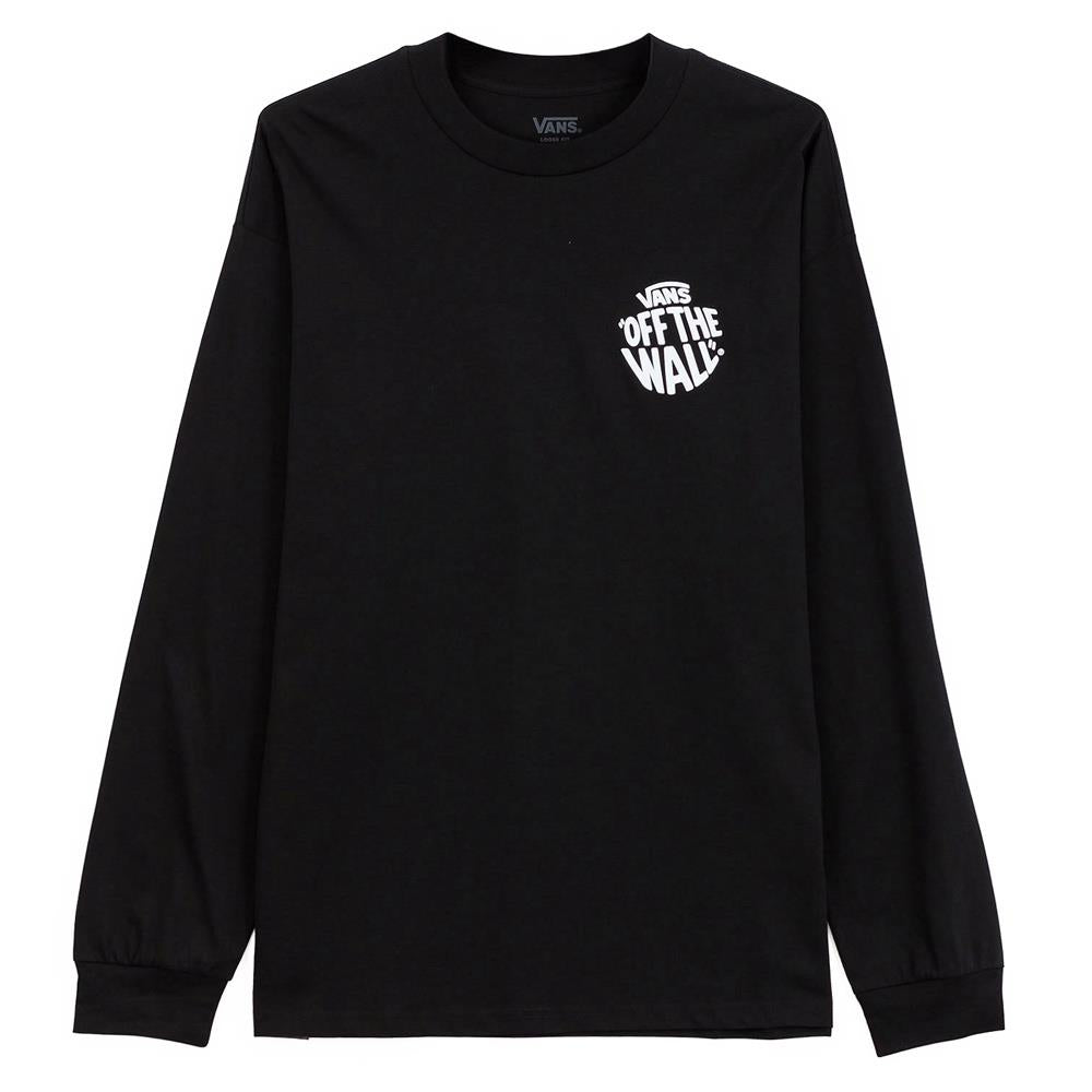  Vans Circle Loose Fit Long Sleeve T-shirt - Black、mySite、merchandisen