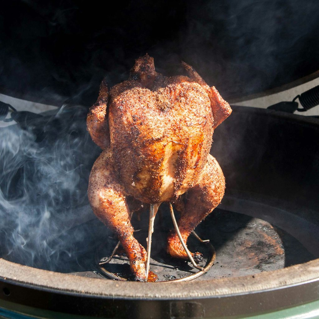Big Green Egg Stainless Steel Vertical Chicken Roaster、mySite、noshort