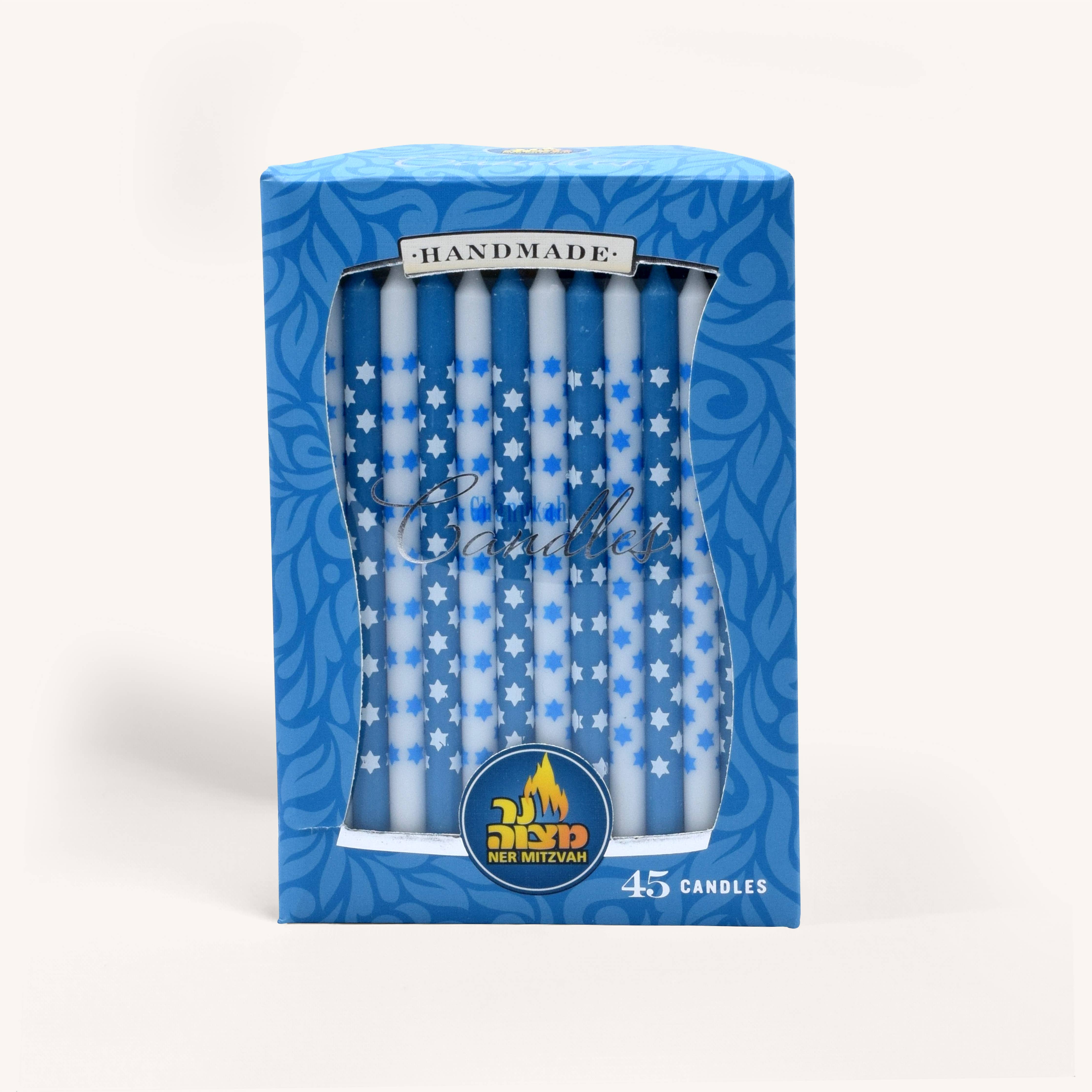 Blue and White Star of David Hanukkah Candles、mySite、topwebapps