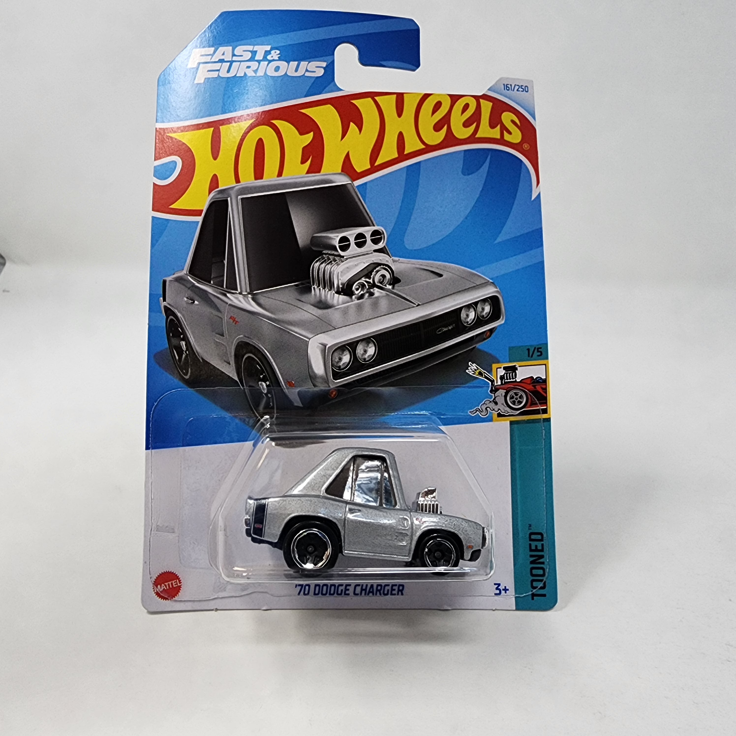 '70 Dodge Charger #161 Fast & Furious * SILVER * 2024 Hot Wheels Case Q、mySite、hgirdovlk