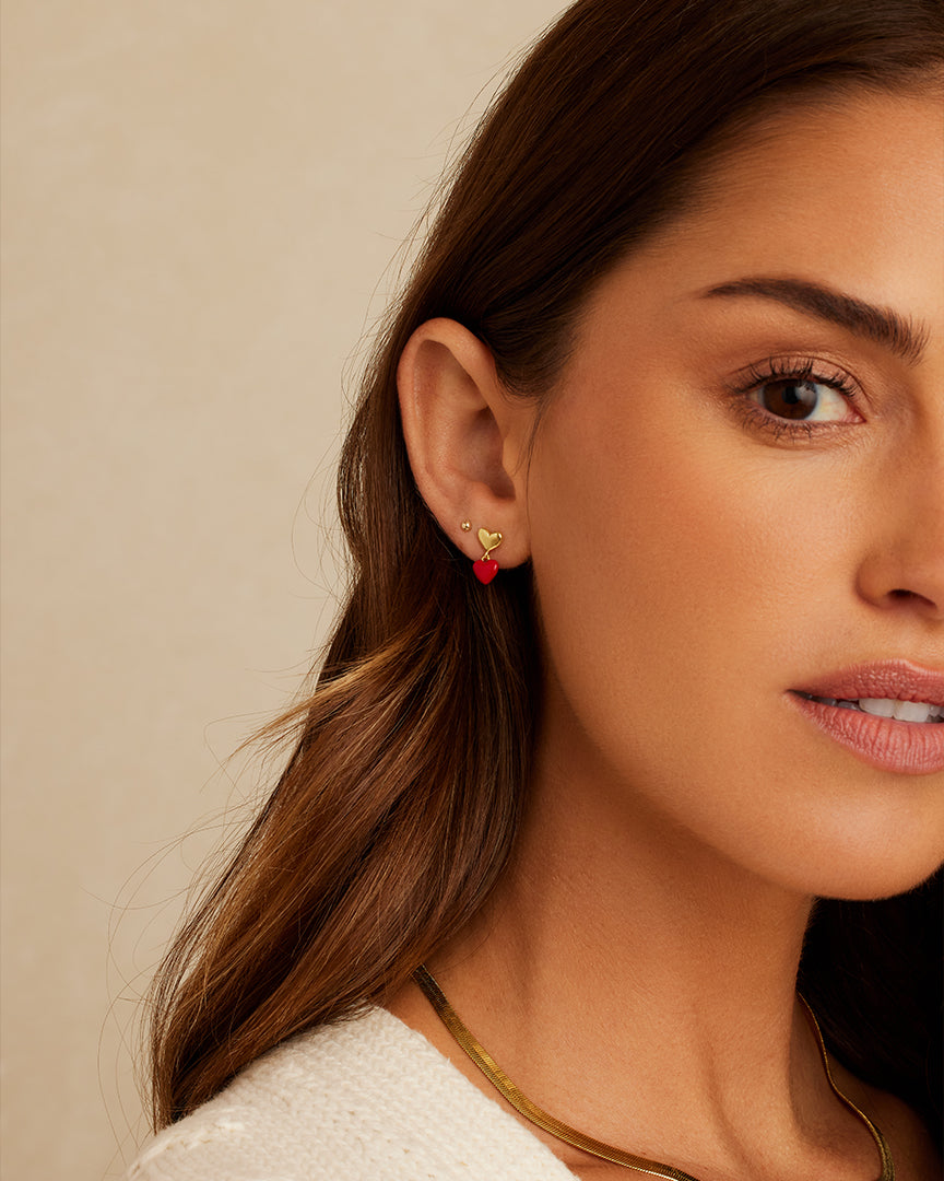 Amour Earrings Red、mySite、hinf8tx79