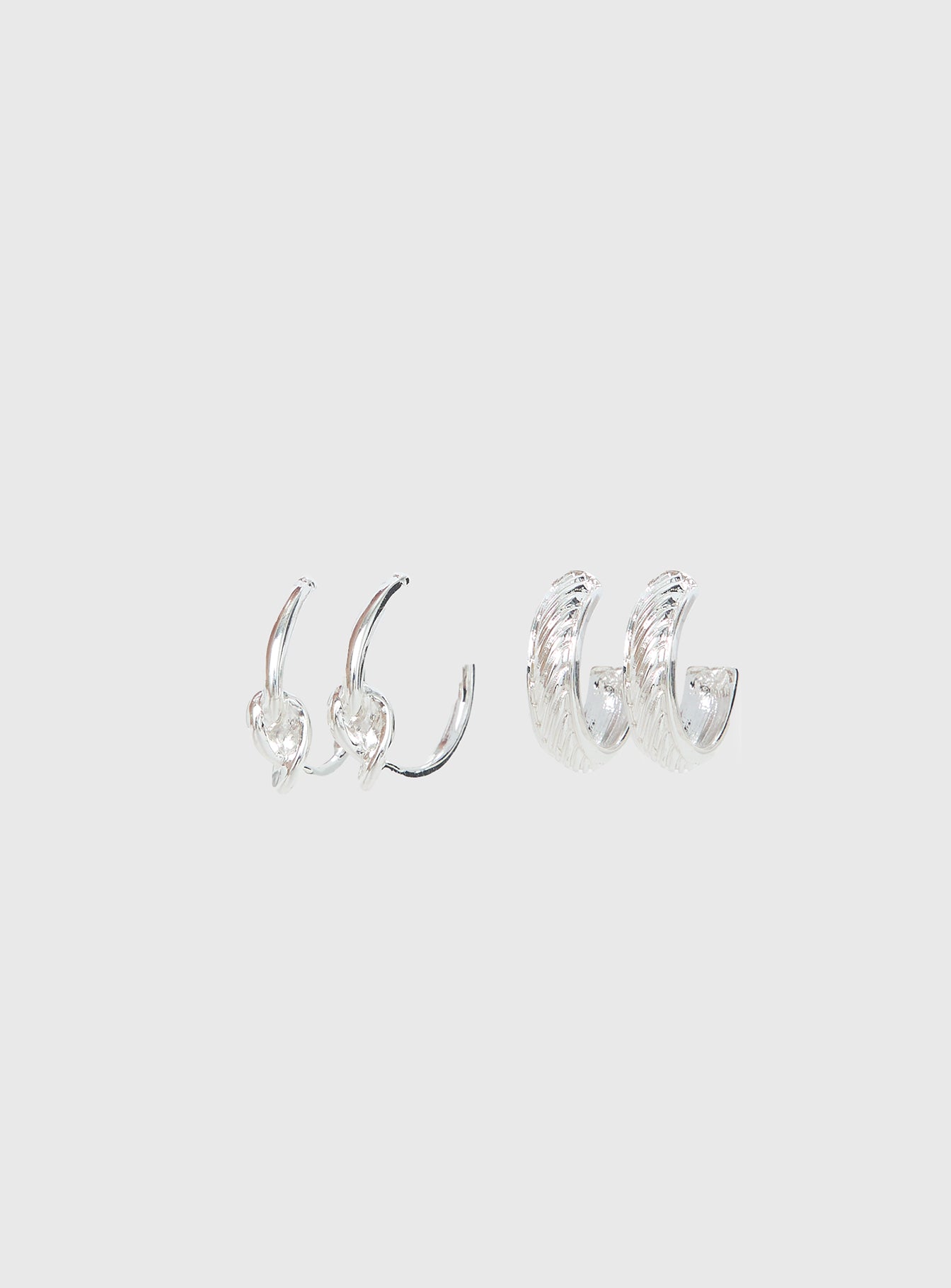 Moonshine Earring Set Silver、mySite、solidvoid