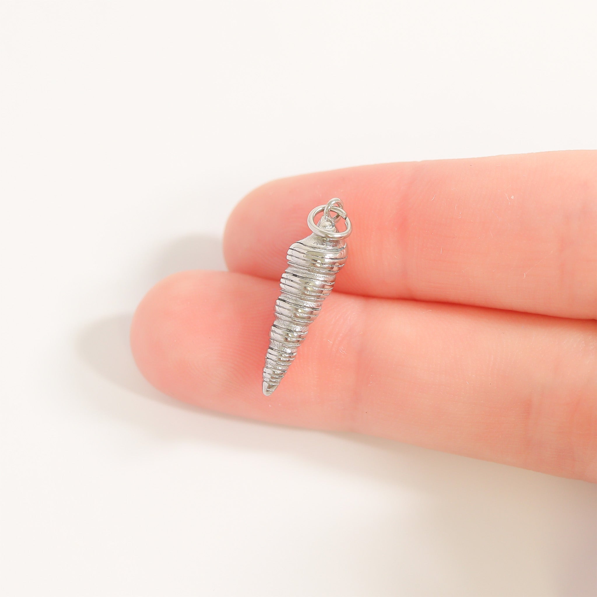 18K Gold PVD Stainless Steel Horn Shell Charm / PDL0184、mySite、dreamappss