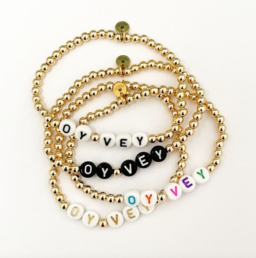 Oy Vey Beaded Bracelet - (Choice of Colors)、mySite、topwebapps