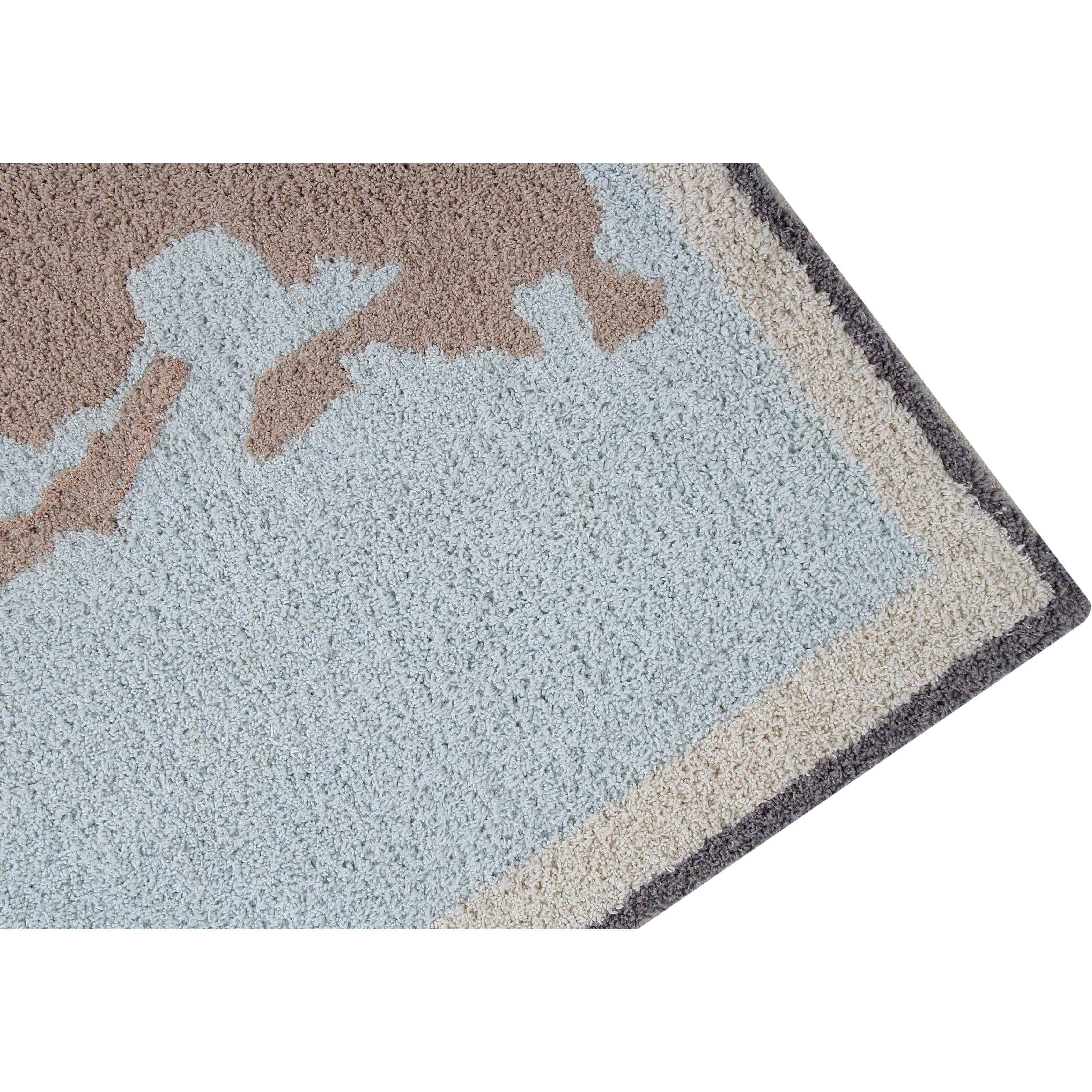 Vintage Map Machine Washable Kids Area Rug、mySite、gigharbornorthrealestate