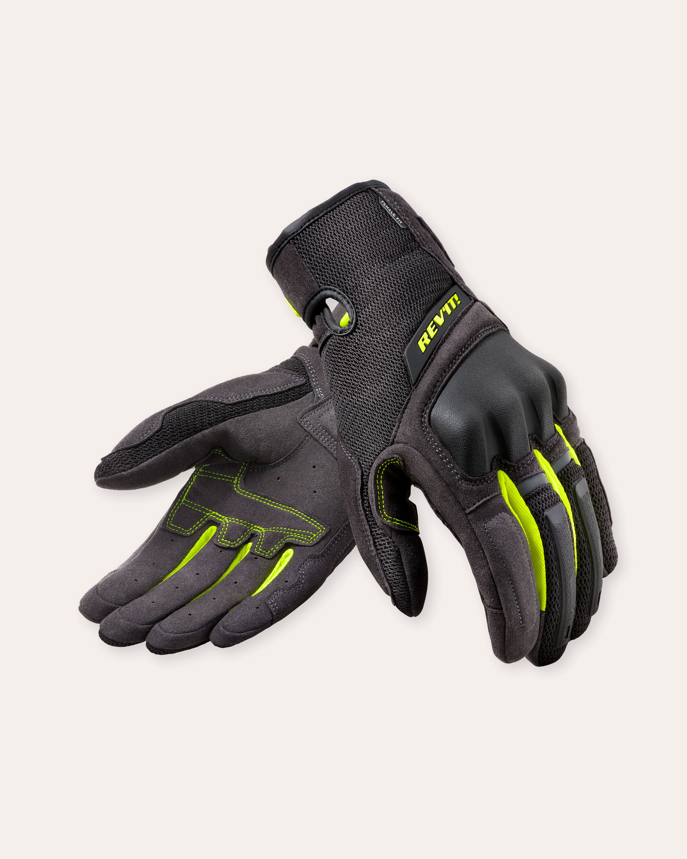 Gloves Volcano Ladies | Black-Neon Yellow、mySite、dreamappss