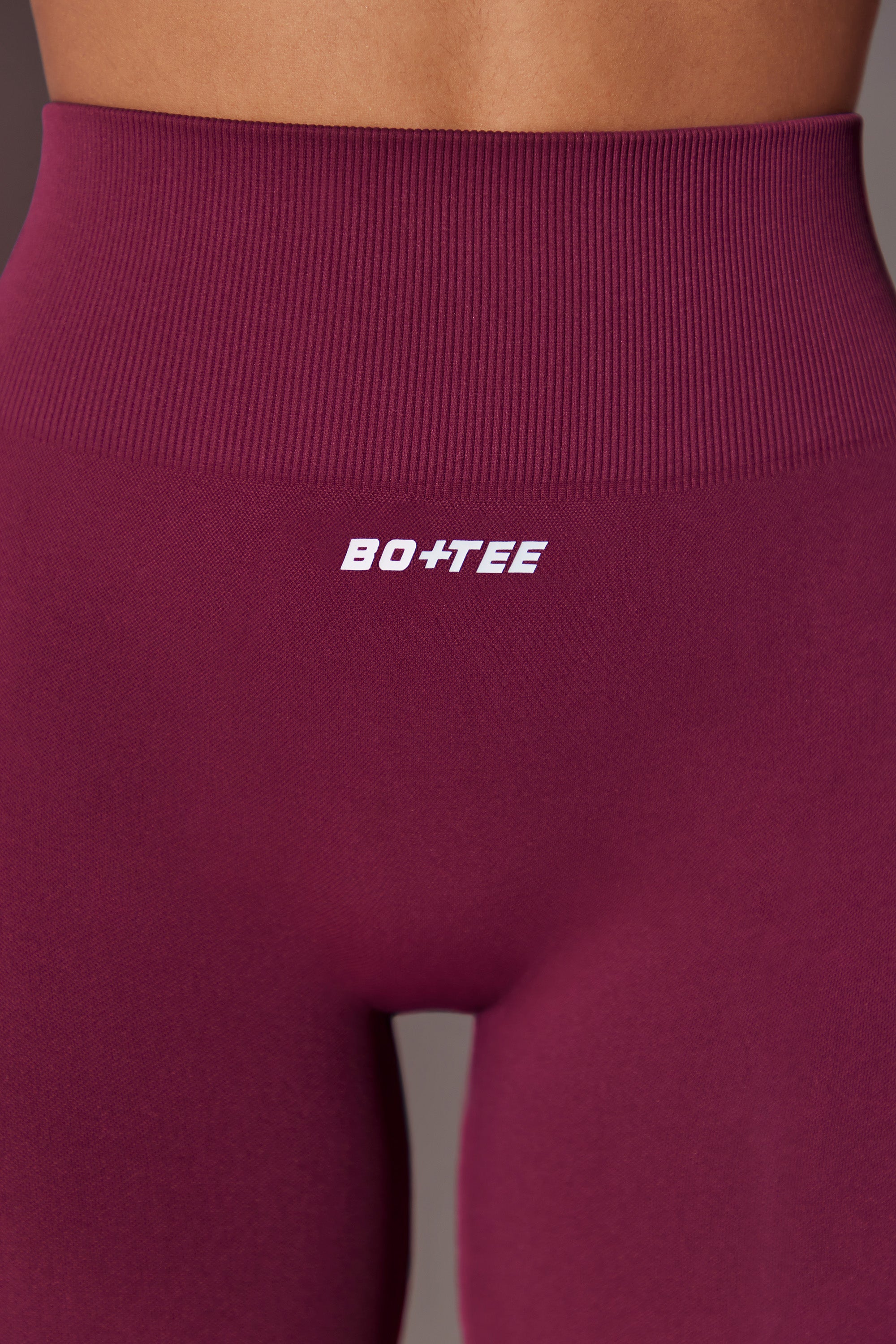 High Waist Super Sculpt Biker Shorts in Plum、mySite、solidvoid