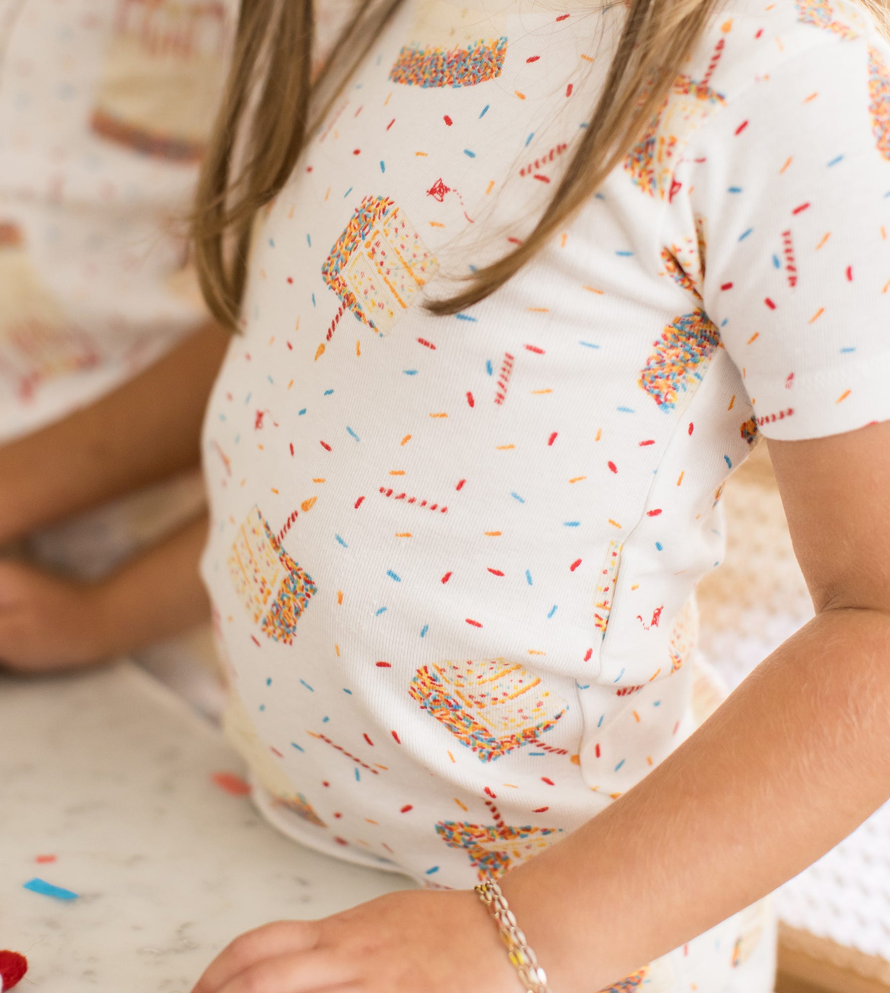 Birthday Cake Organic Two-Piece Short Sleeve Pajamas、mySite、layawaytickets