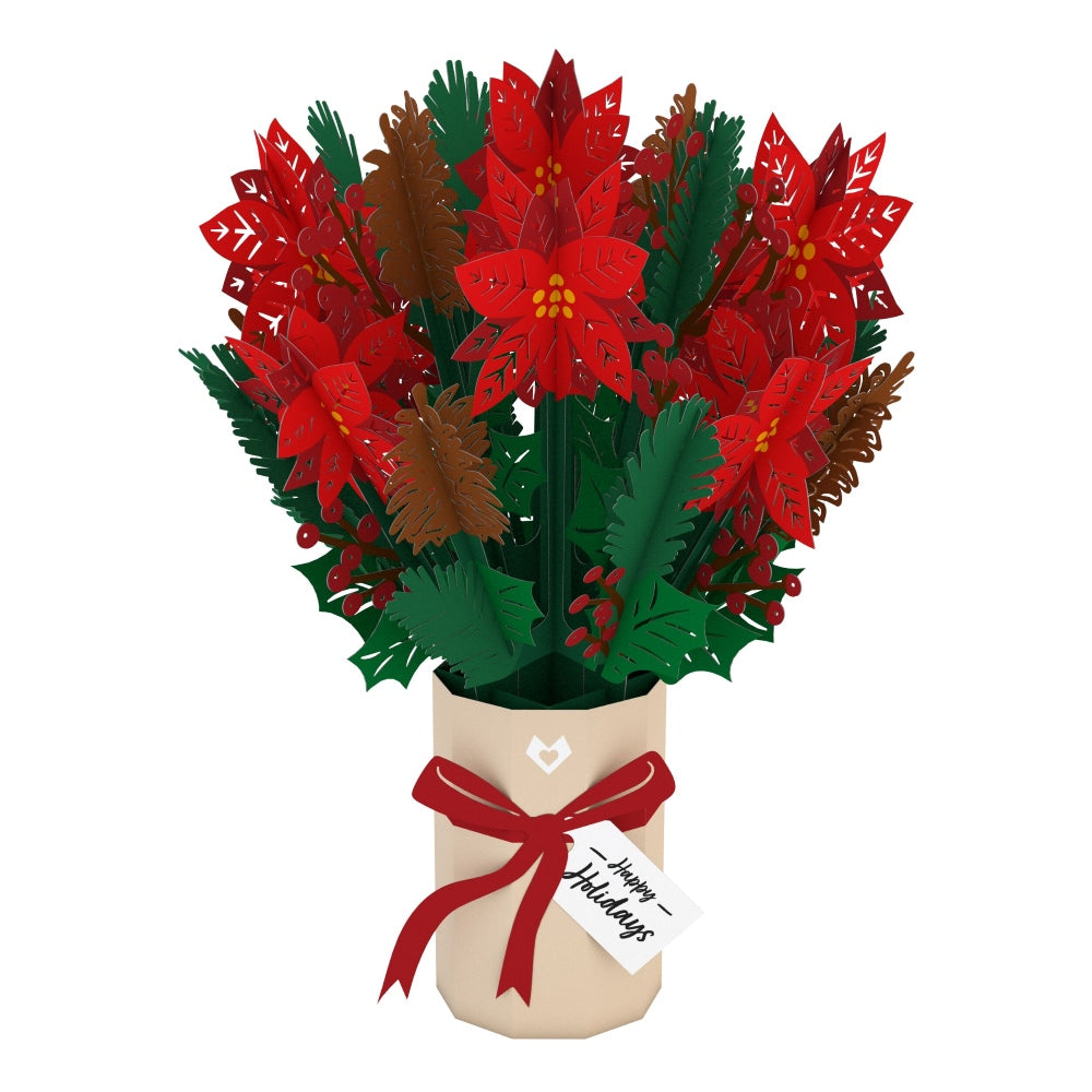 Christmas Poinsettia Bouquet、mySite、solidvoid