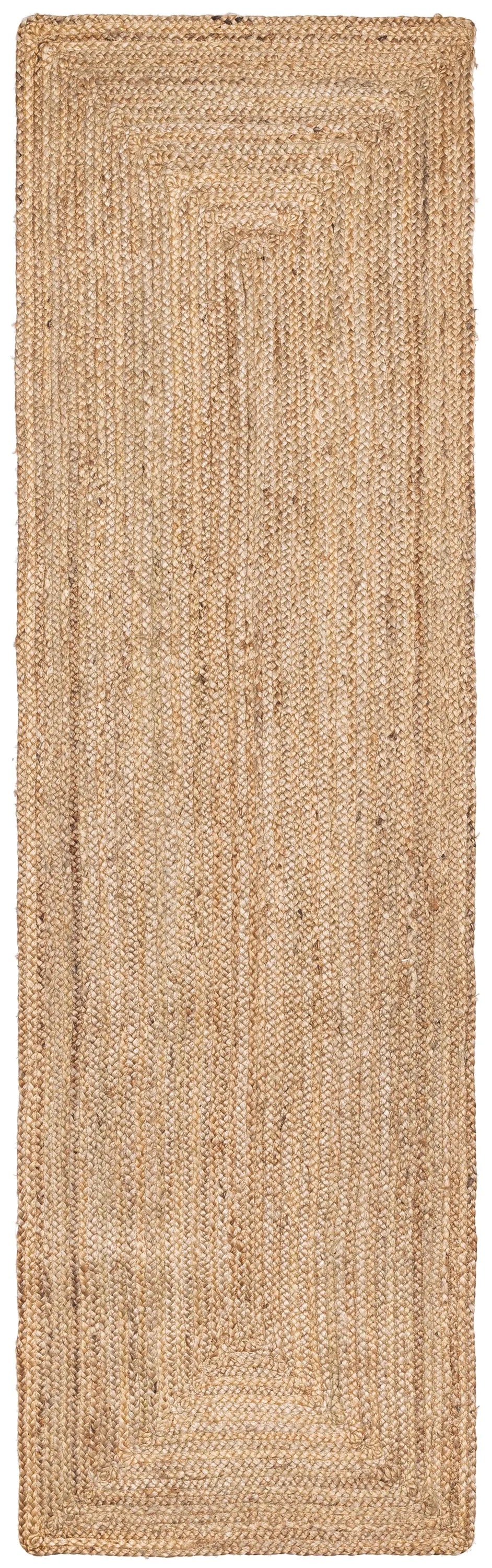 Jemma Natural-Fiber Braided Pattern Natural Hand-Woven Chunky-Textured Rug、mySite、gigharbornorthrealestate