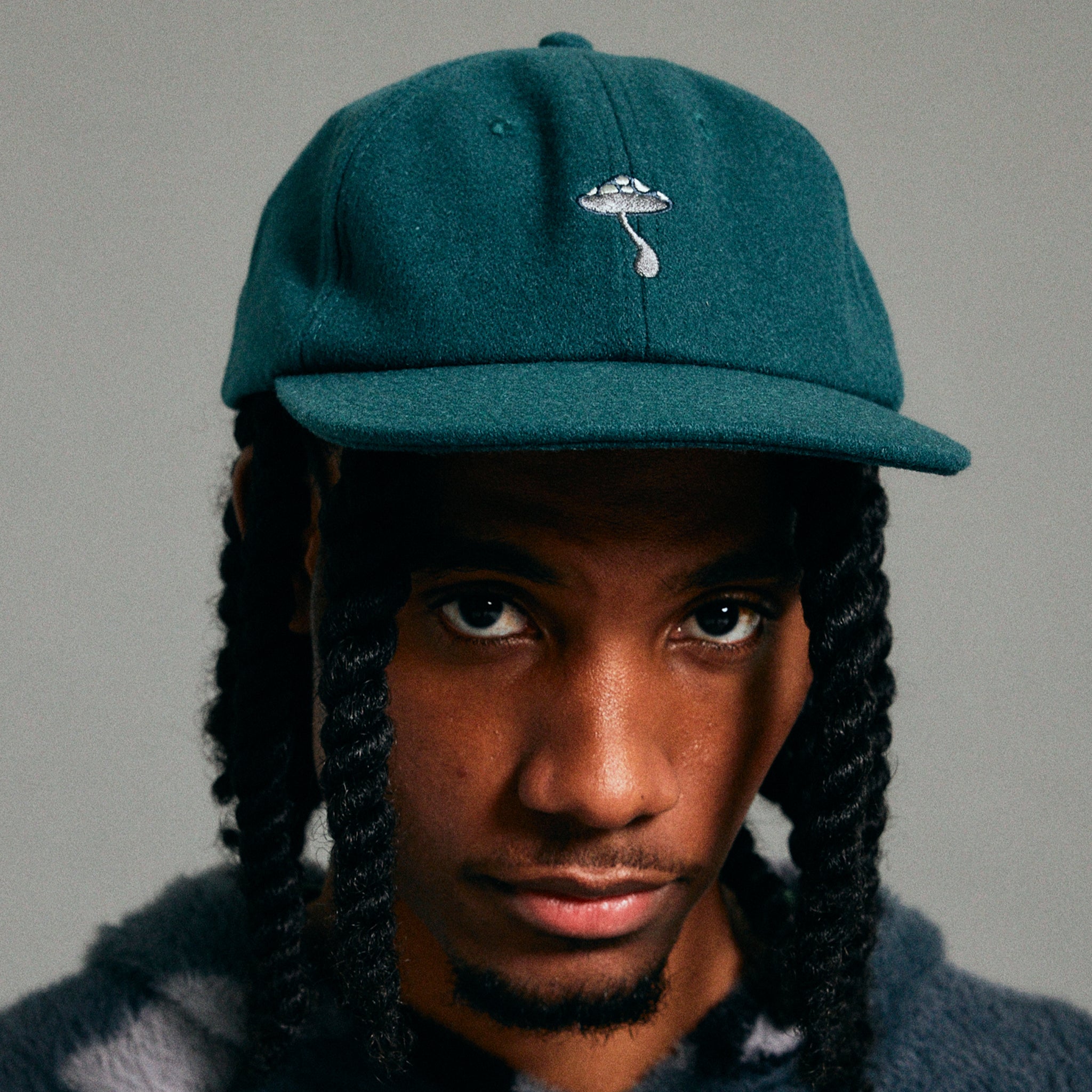  Euphoria Wool Velcro 6 Panel Hat (Alpine Green)、mySite、merchandisen