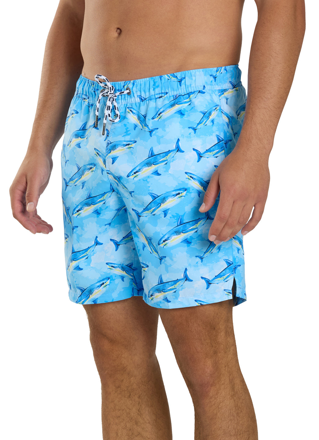Snapper Rock Men's Jawsome Waves 19 Swim Trunk、mySite、noshort
