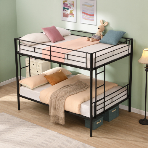 METAL BUNK BED WHITE、、casual