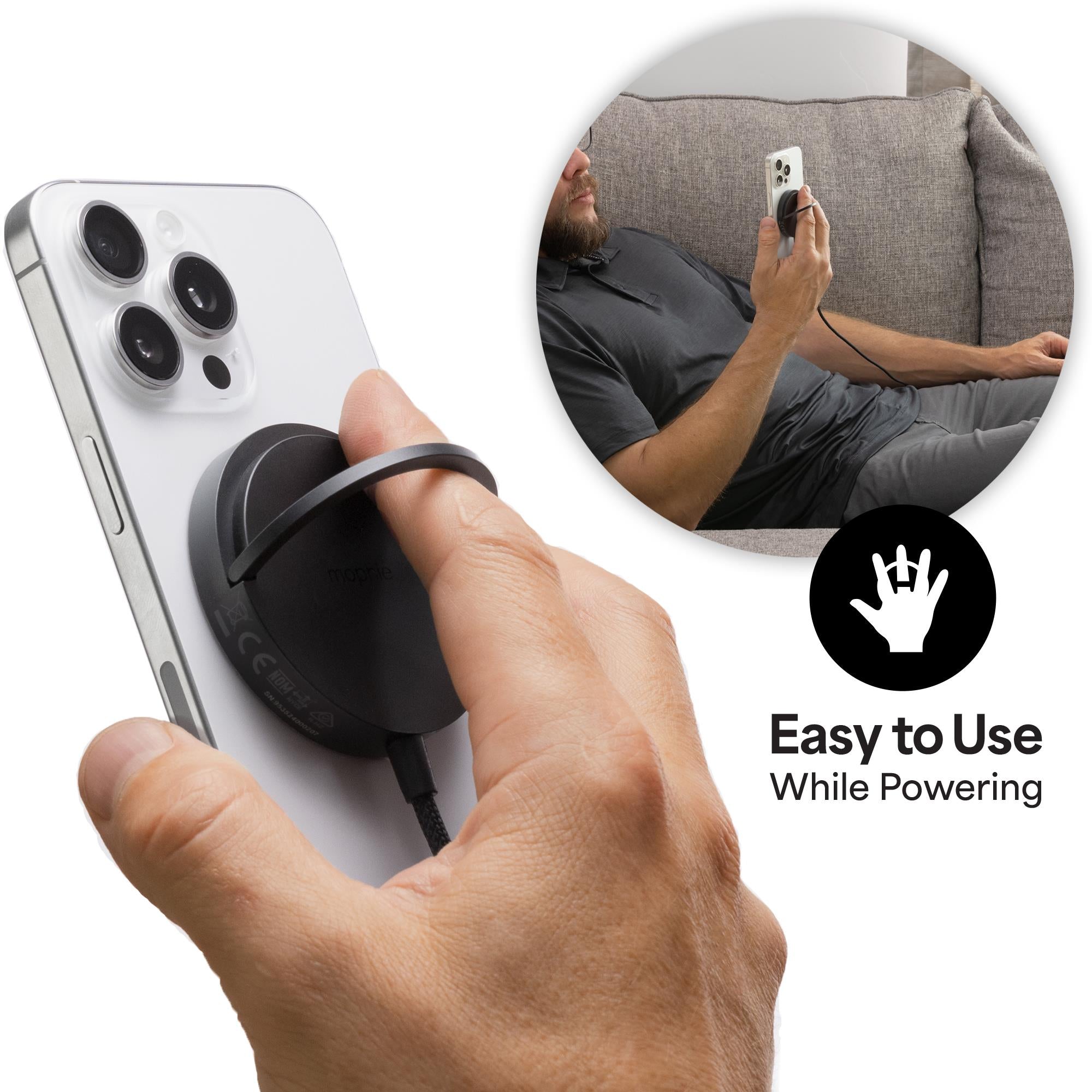 Mophie 15W Qi2 Wireless Charging Pad with Kickstand、mySite、camillekostekn