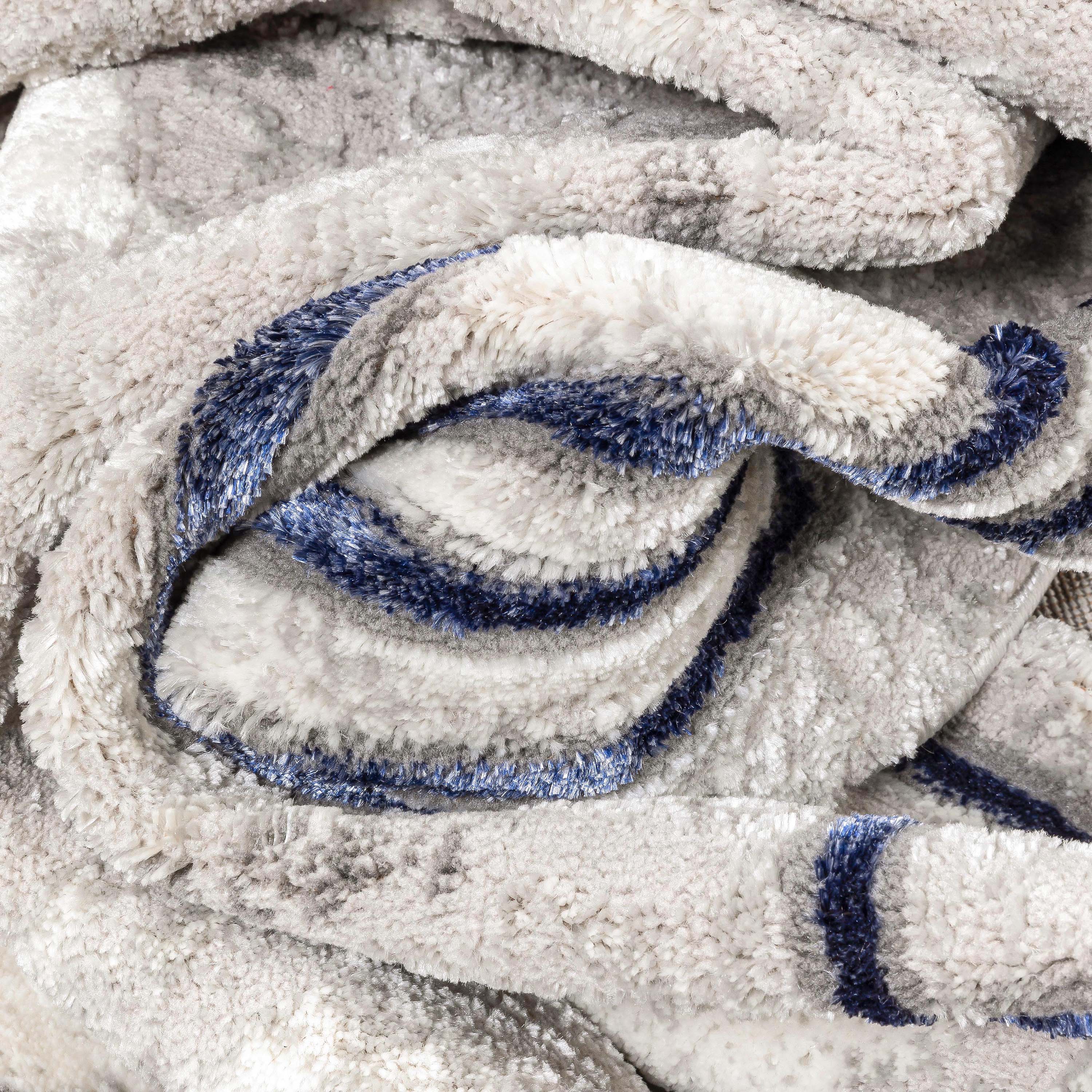 Huntington Retro Marble Border Glam Rug、mySite、gigharbornorthrealestate