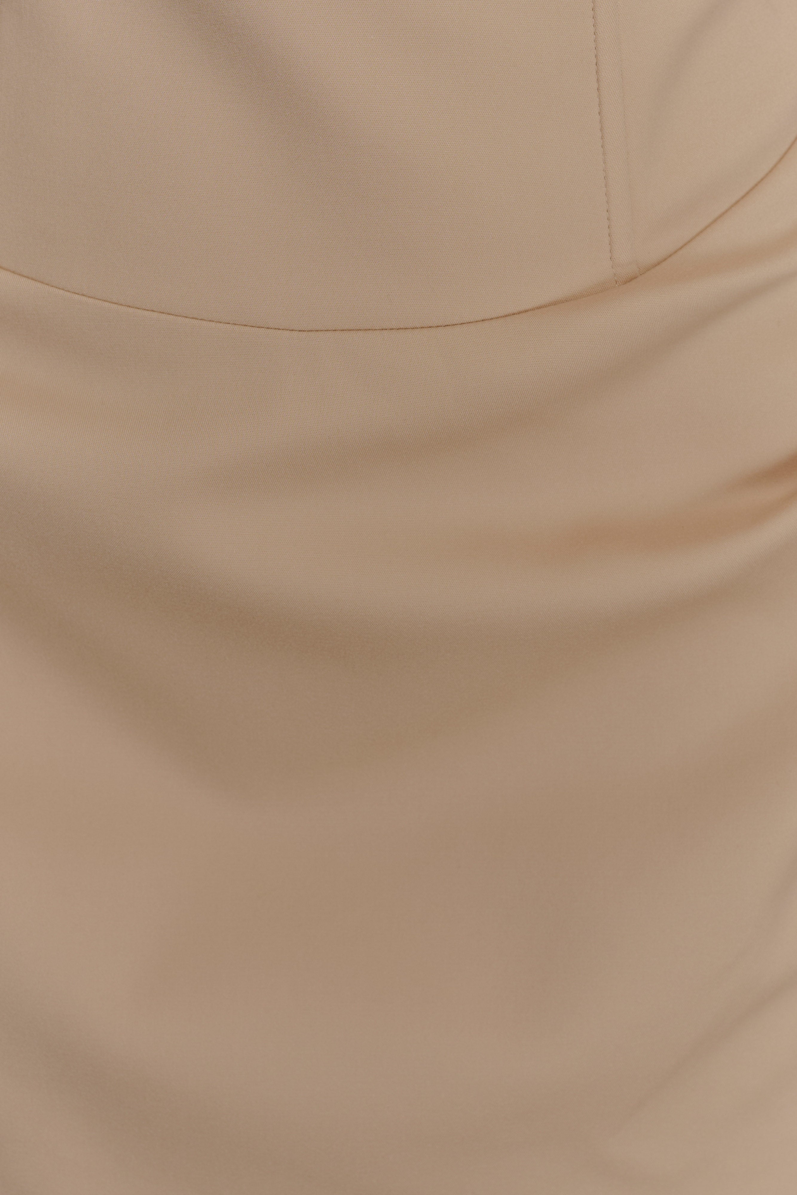 Doris Sleeveless Mini Dress - Camel、mySite、solidvoid